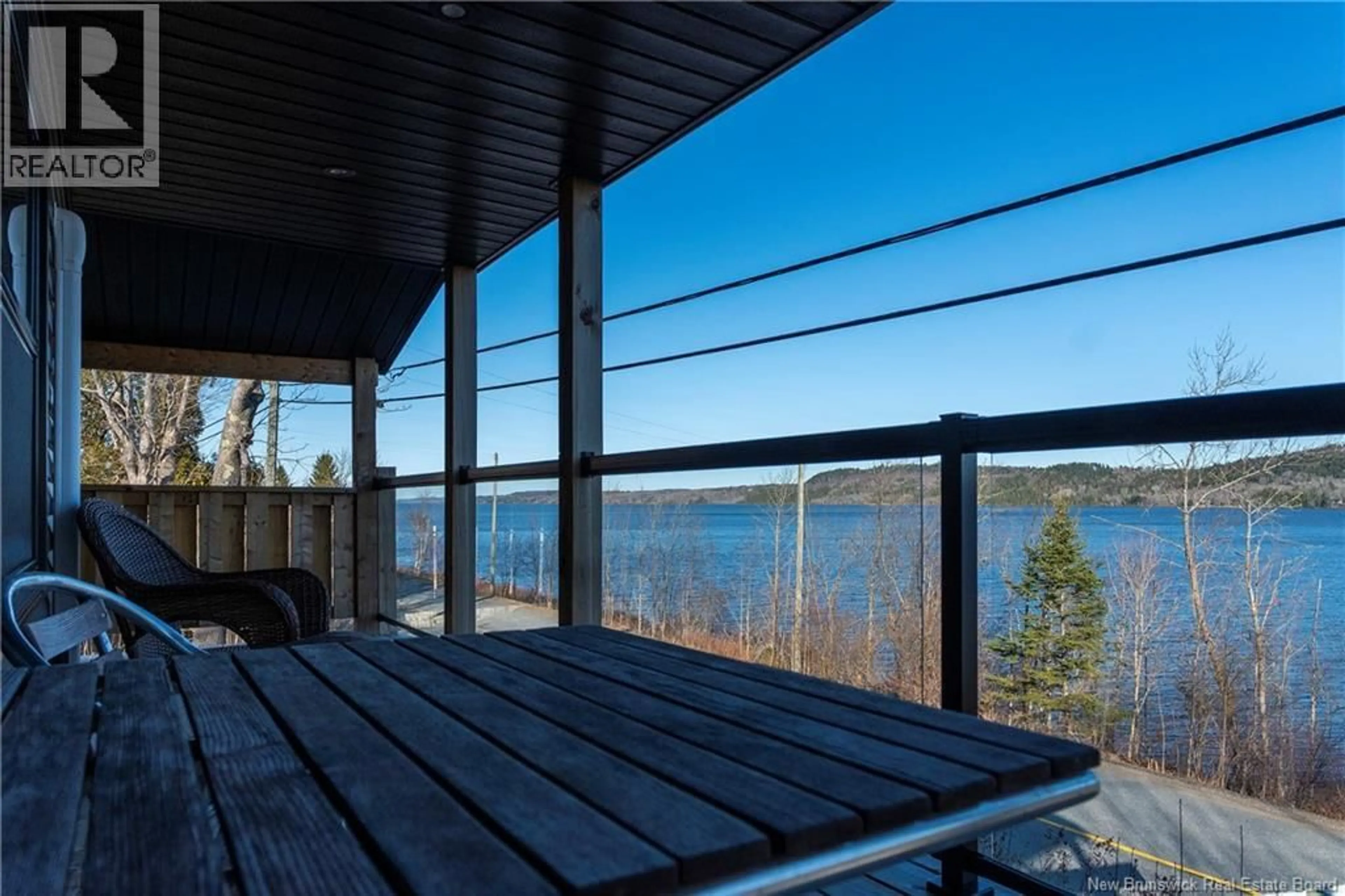 Patio, water/lake/river/ocean view for 8980 ROUTE 102, Grand Bay-Westfield New Brunswick E2M7B6