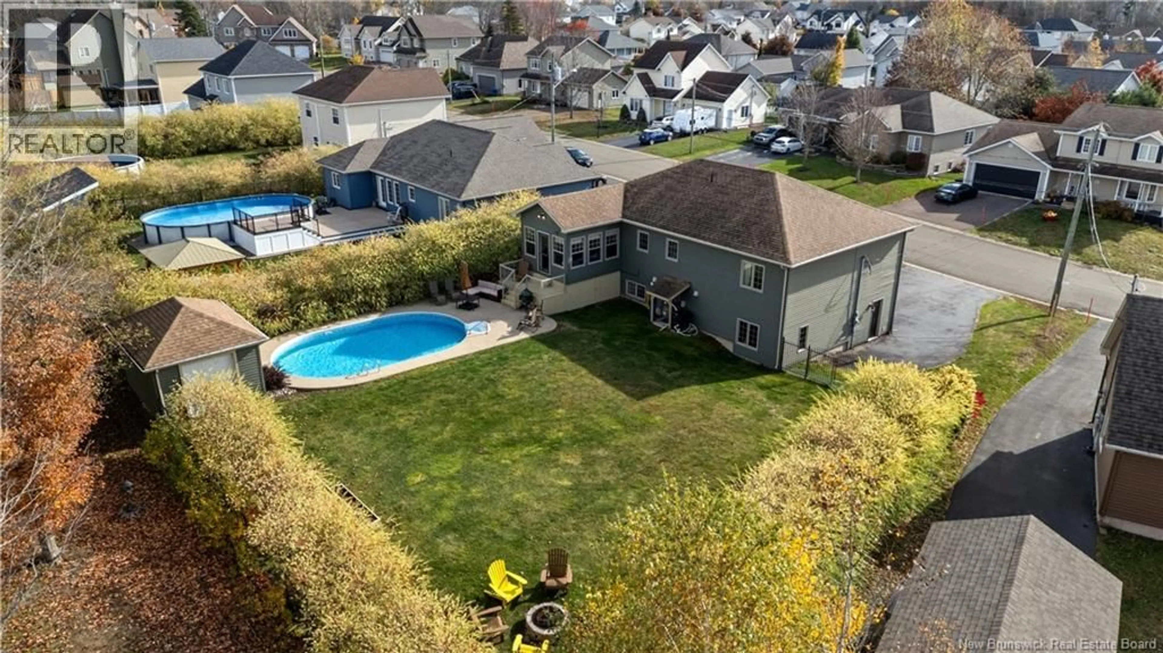 A pic from outside/outdoor area/front of a property/back of a property/a pic from drone, unknown for 40 EUGENE COURT, Dieppe New Brunswick E1A0P2