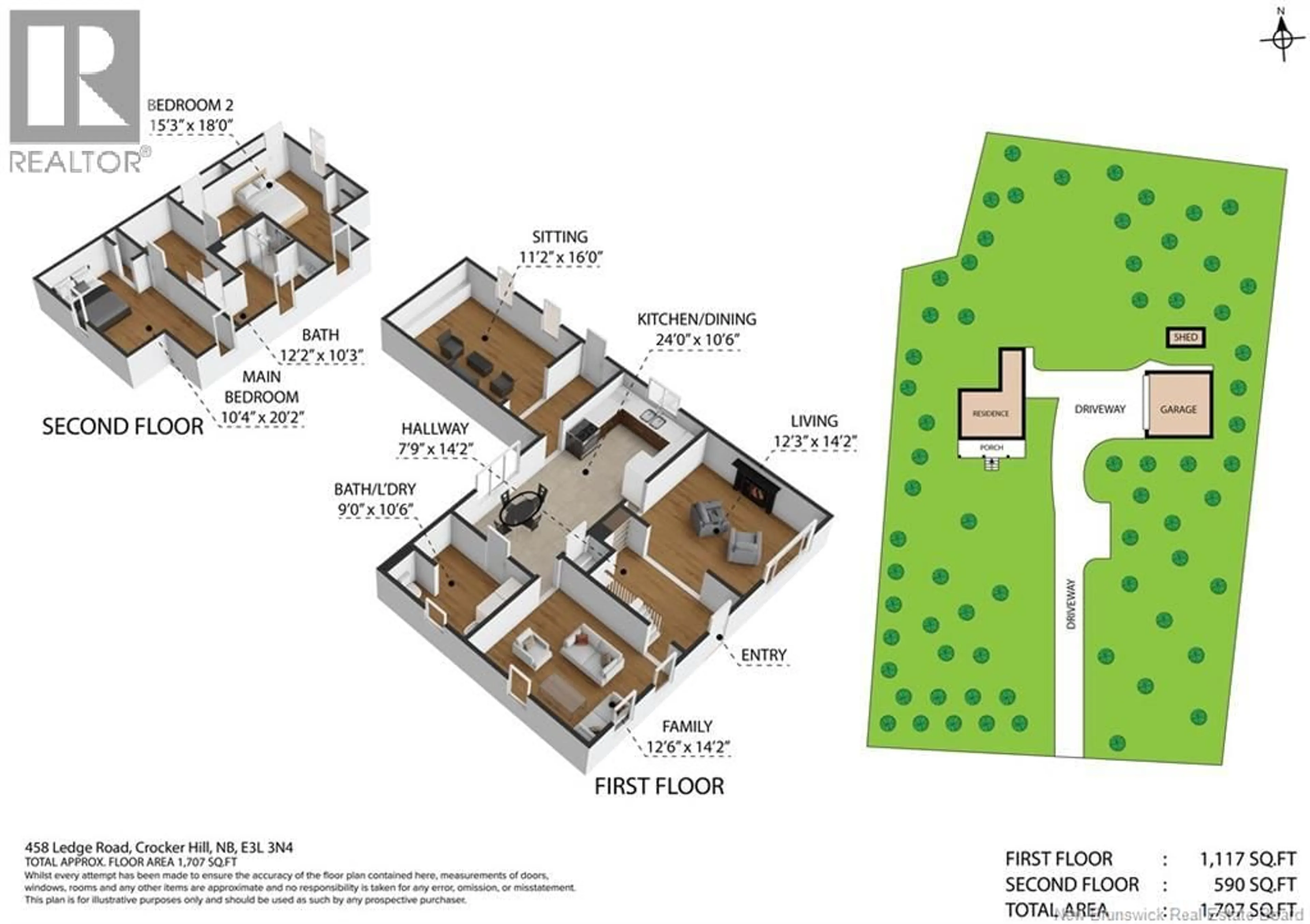 Floor plan for 458 LEDGE ROAD, Crocker Hill New Brunswick E3L3N4