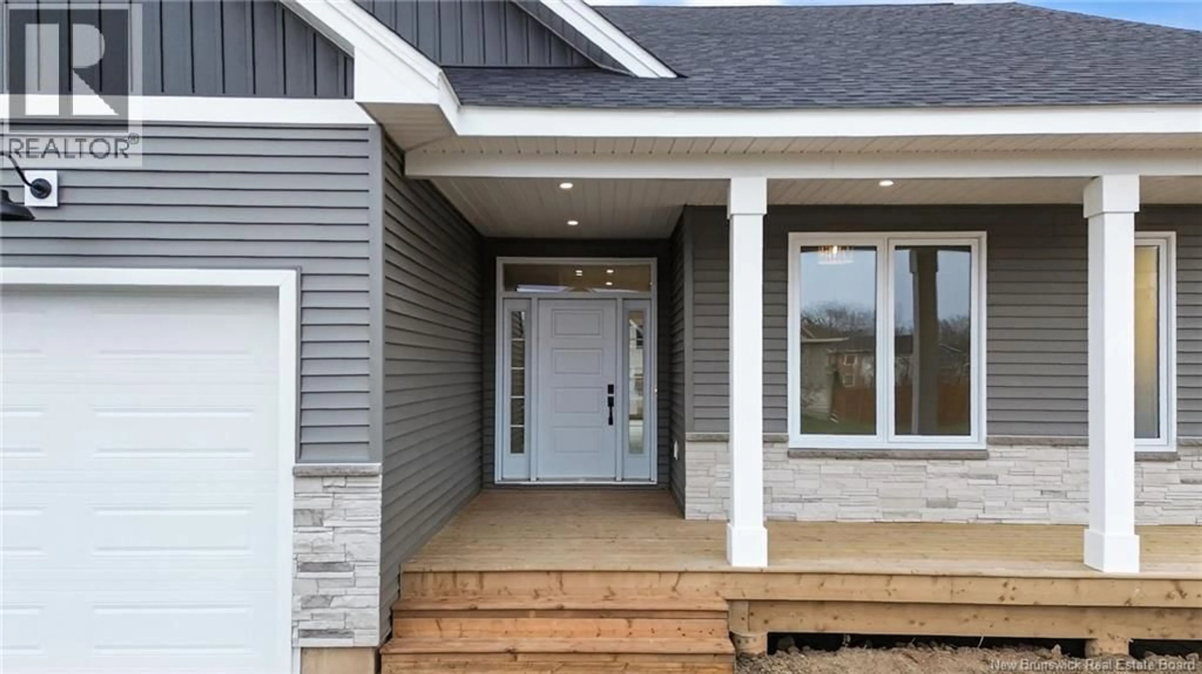 Home with vinyl exterior material, street for 3 BALFOUR COURT, Moncton New Brunswick E1G5Y1