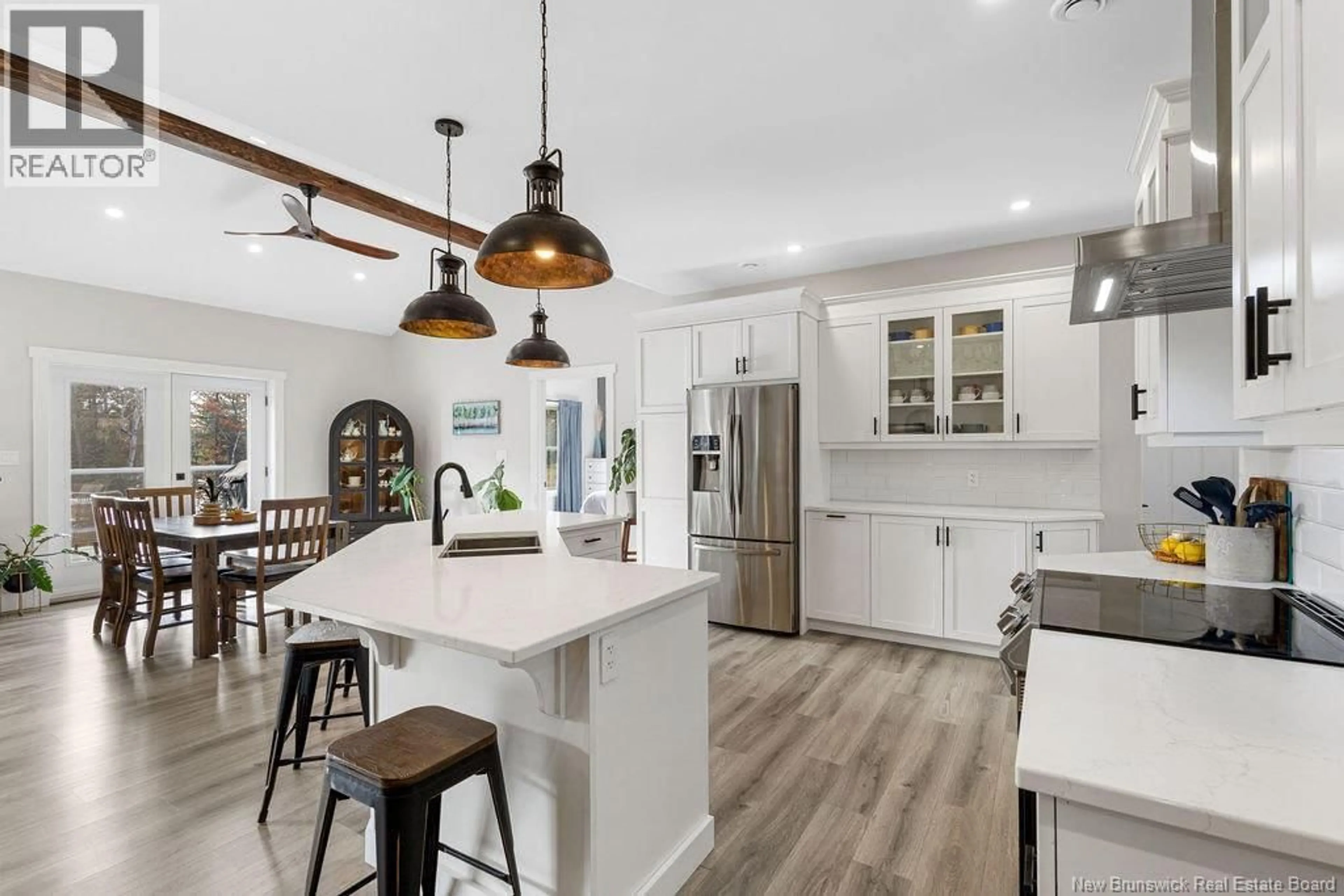 Open concept kitchen, ceramic/tile floor for 1253B RTE 425, Whitney New Brunswick E1V4L3