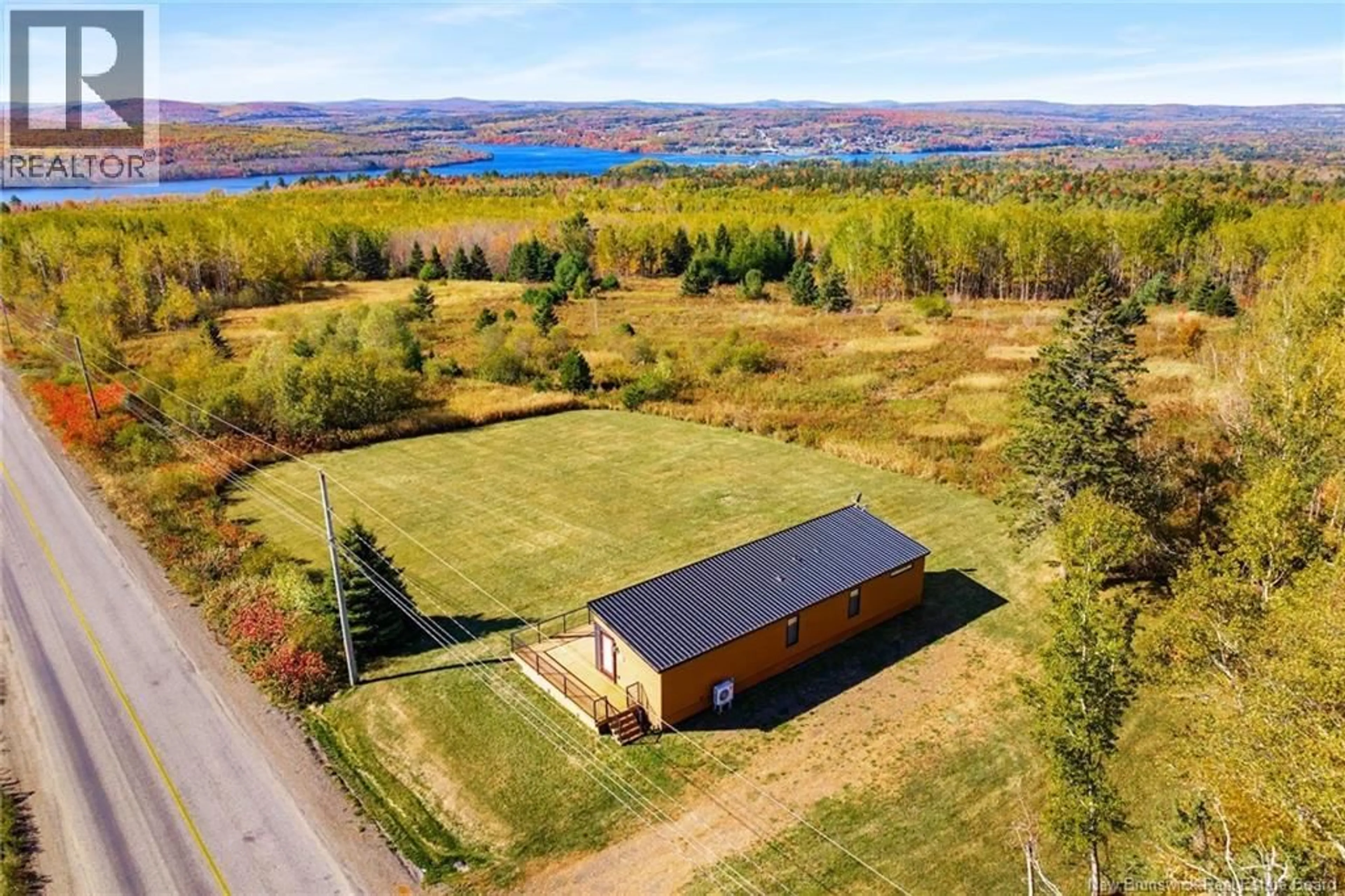A pic from outside/outdoor area/front of a property/back of a property/a pic from drone, water/lake/river/ocean view for 0 ROUTE 610, Upper Queensbury New Brunswick E6G1Y7