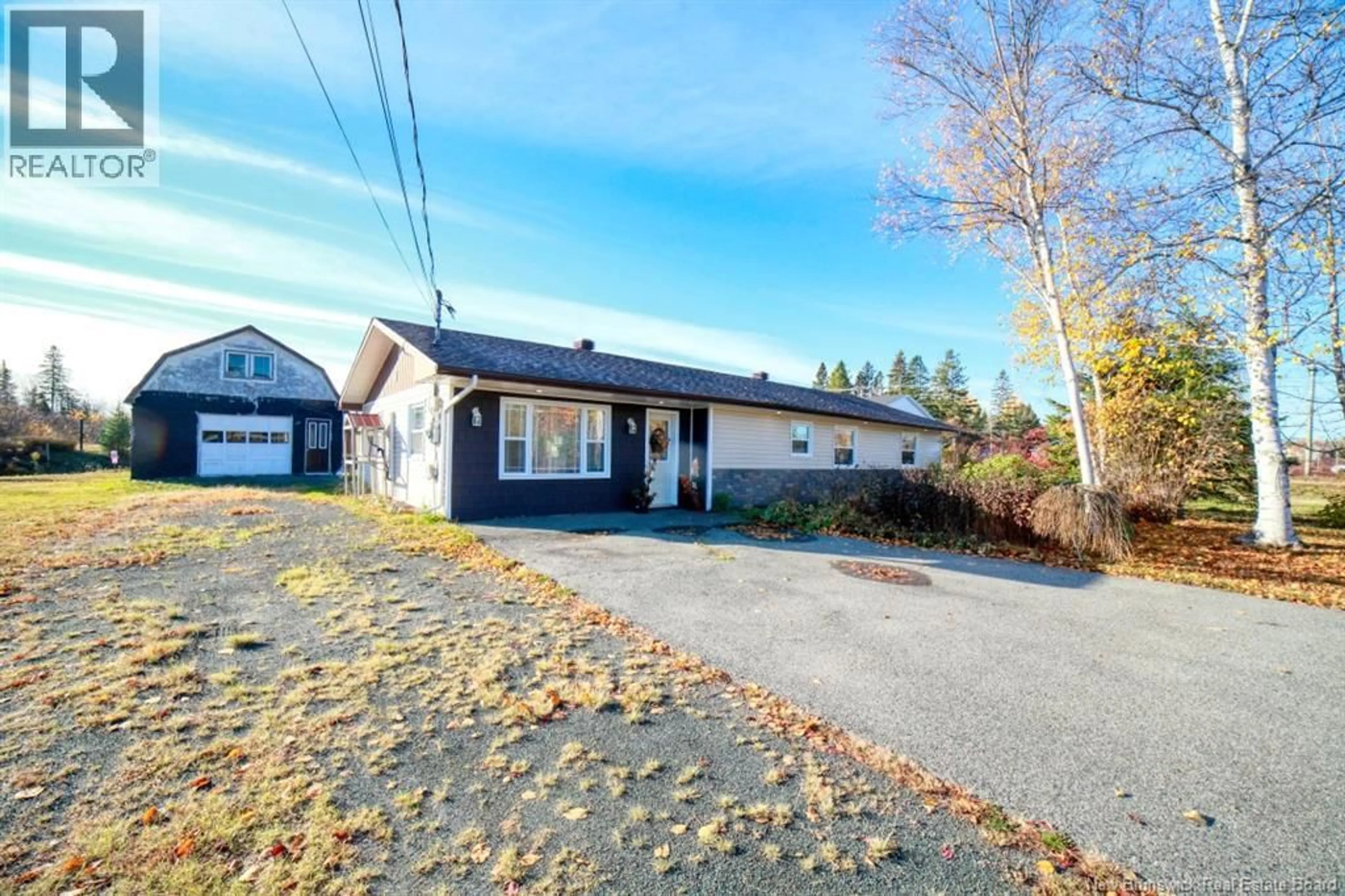 A pic from outside/outdoor area/front of a property/back of a property/a pic from drone, street for 1669 NICHOLAS DENYS, Sainte-Rosette New Brunswick E8K3J9