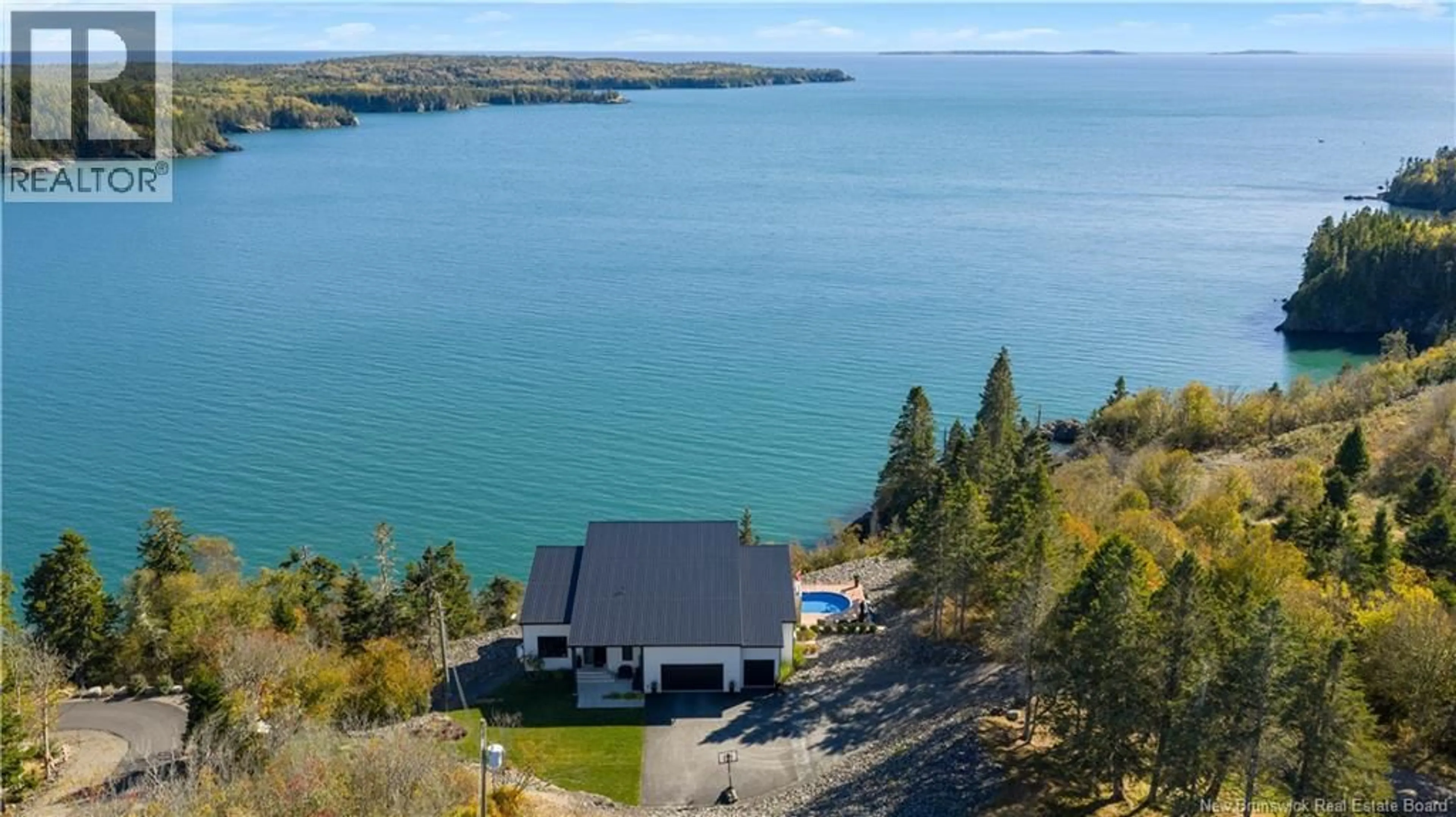 A pic from outside/outdoor area/front of a property/back of a property/a pic from drone, water/lake/river/ocean view for 19 - 30 WAITES LANE, Beaver Harbour New Brunswick E5H1K8