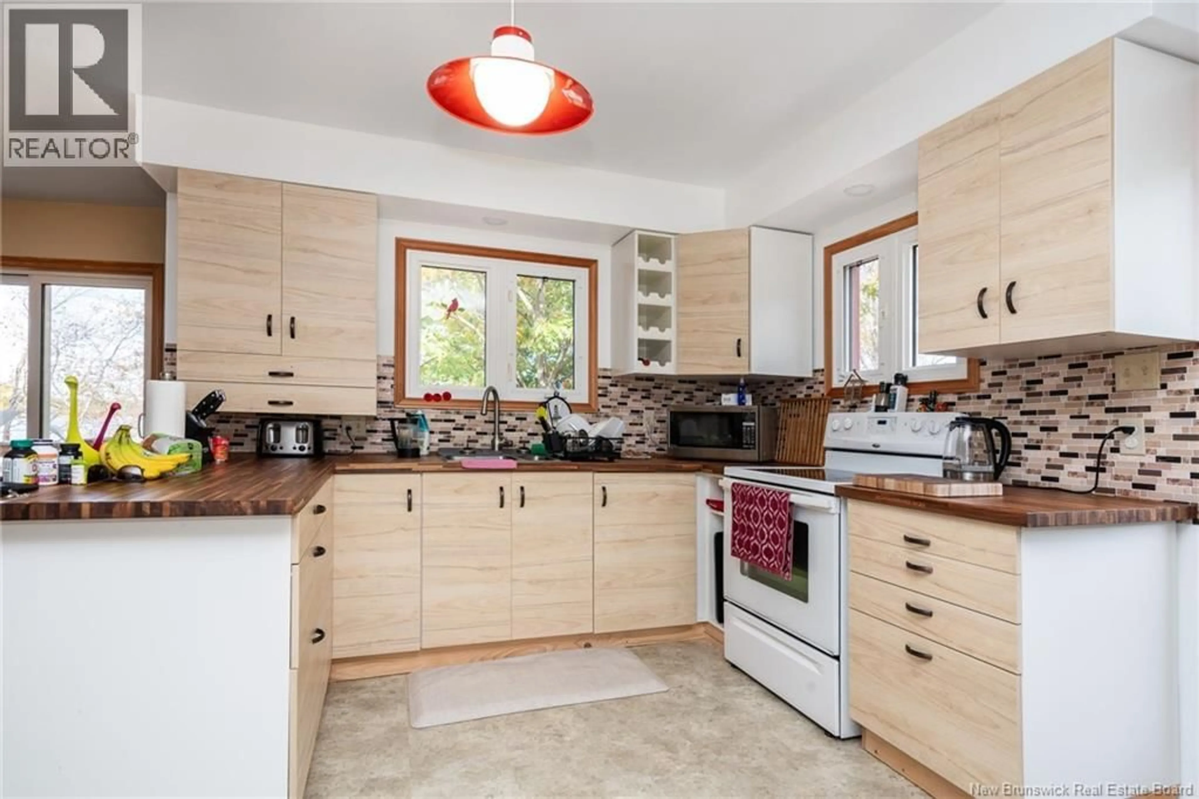 Standard kitchen, ceramic/tile floor for 16 PINE TREE LANE, Youngs Cove New Brunswick E4C2M6