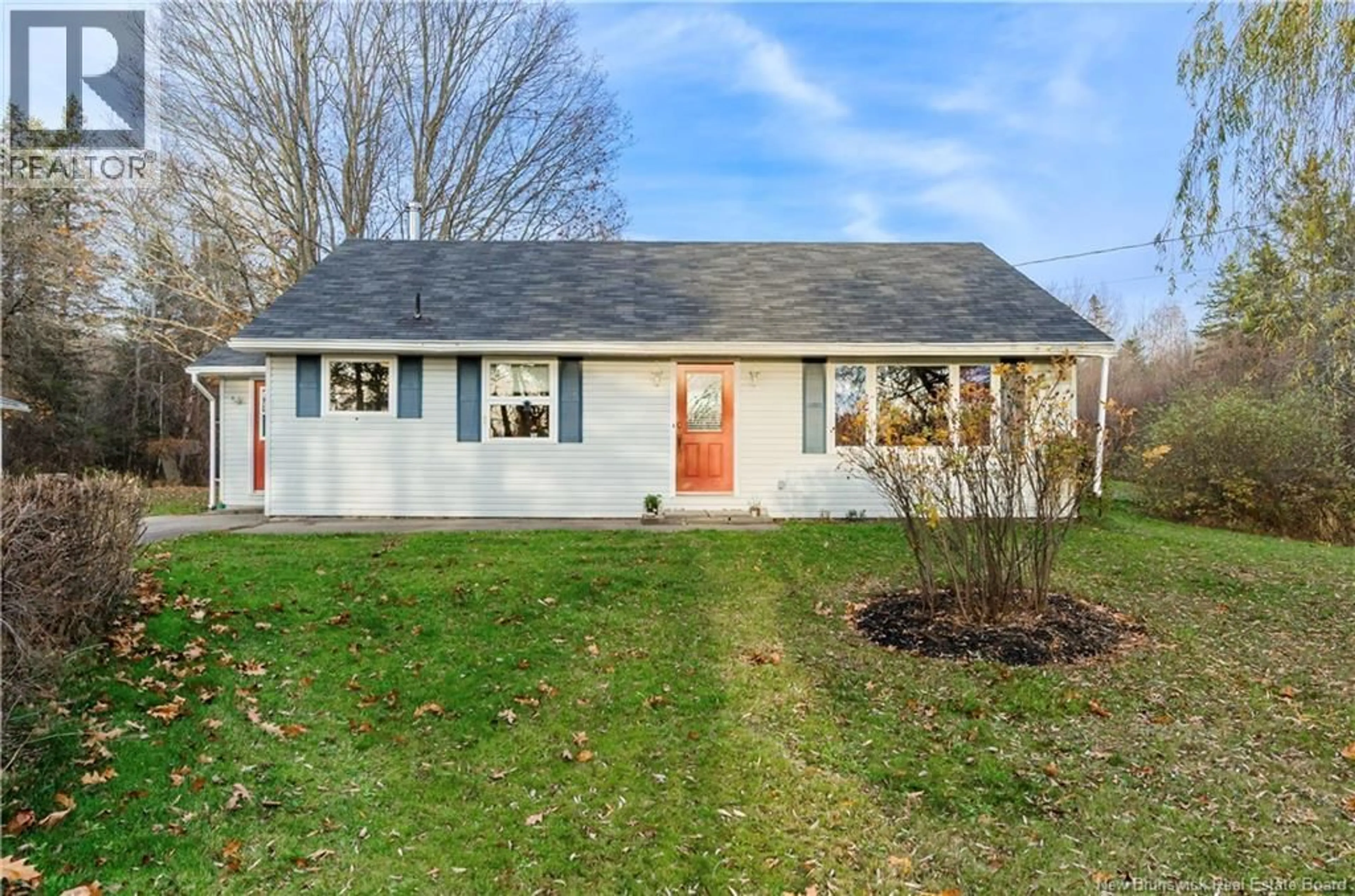 Home with vinyl exterior material, street for 26 DUNSINANE S ROAD, Penobsquis New Brunswick E4G2A5