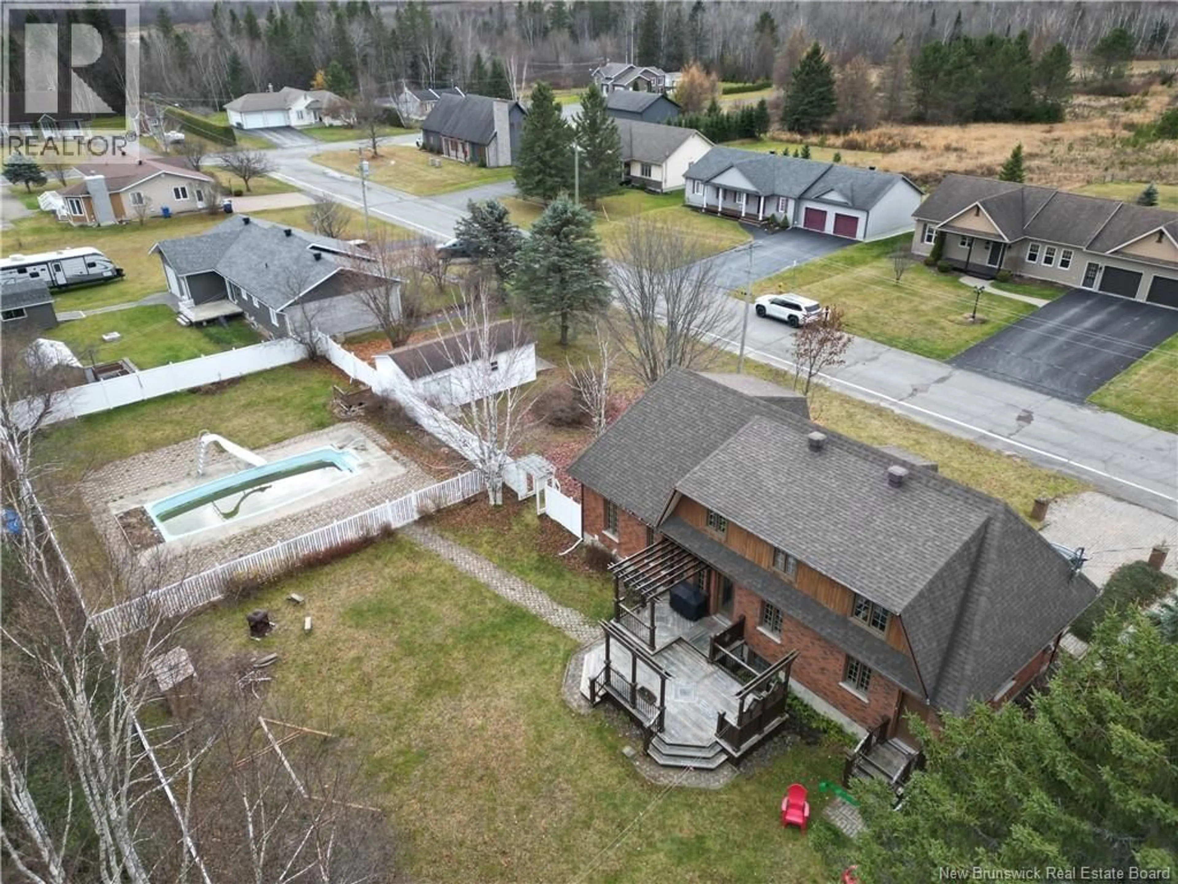 A pic from outside/outdoor area/front of a property/back of a property/a pic from drone, mountain view for 24 PAQUIN STREET, Saint-Jacques New Brunswick E7B1V4