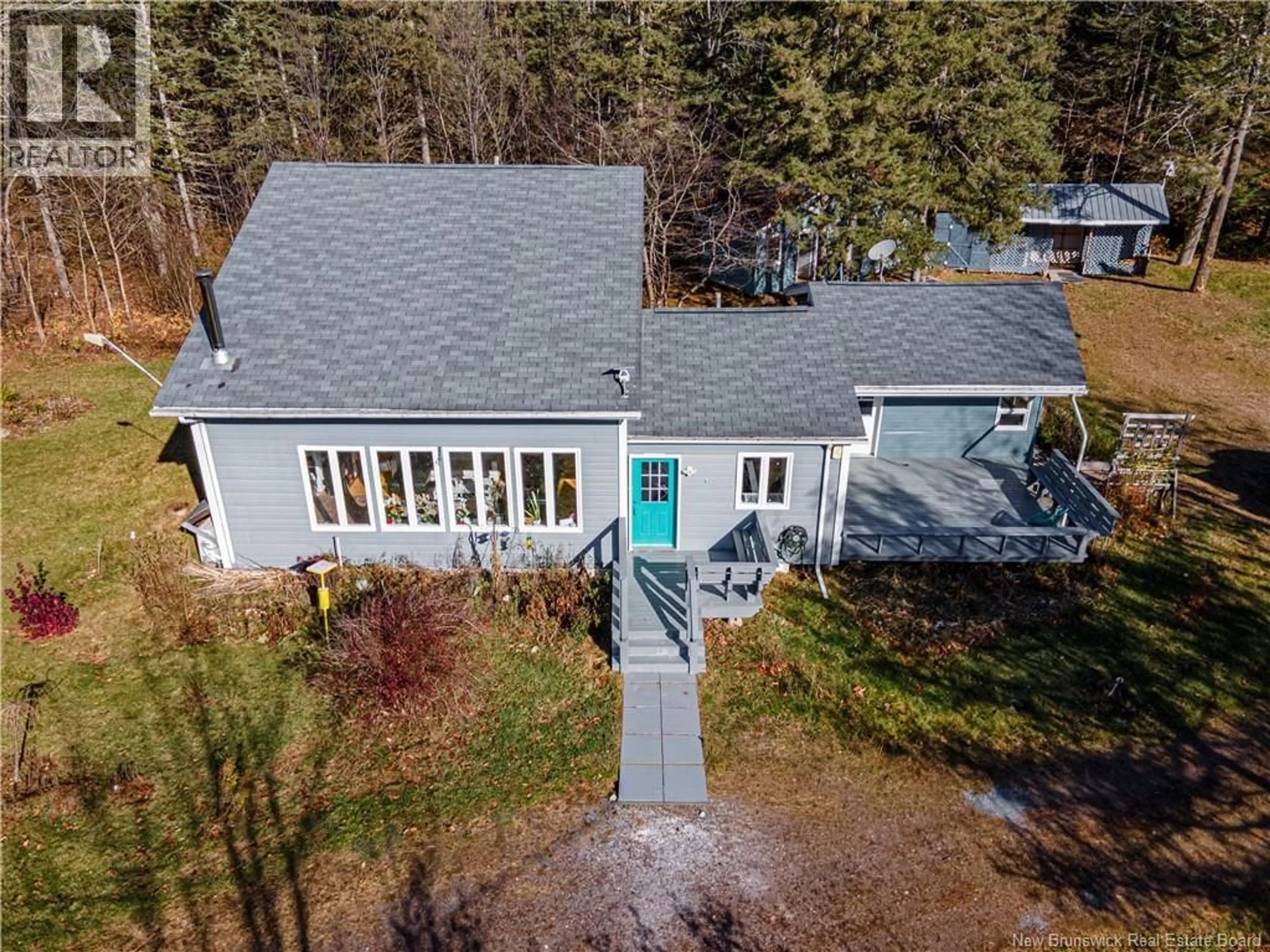 A pic from outside/outdoor area/front of a property/back of a property/a pic from drone, unknown for 11594 ROUTE 114, Springdale New Brunswick E4E5M8