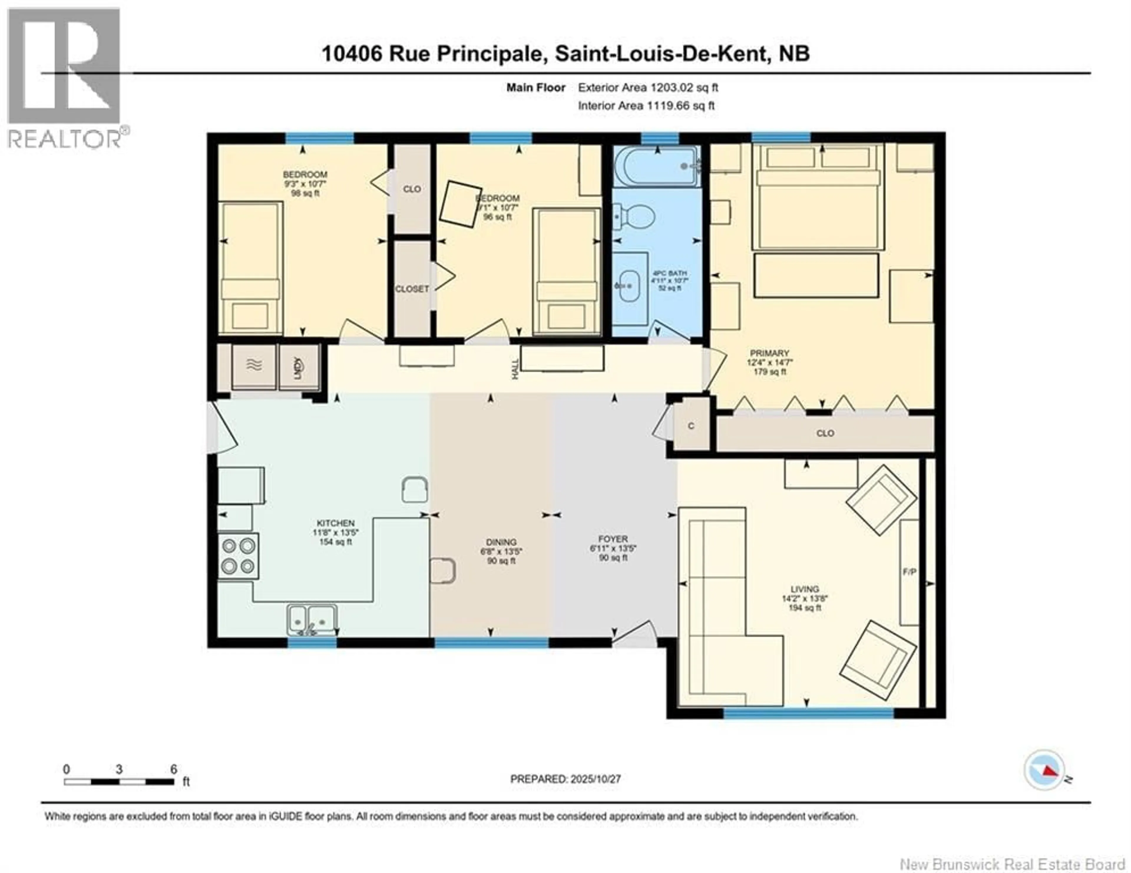 Floor plan for 10406 ROUTE 134, Saint-Louis-De-Kent New Brunswick E4X2L2