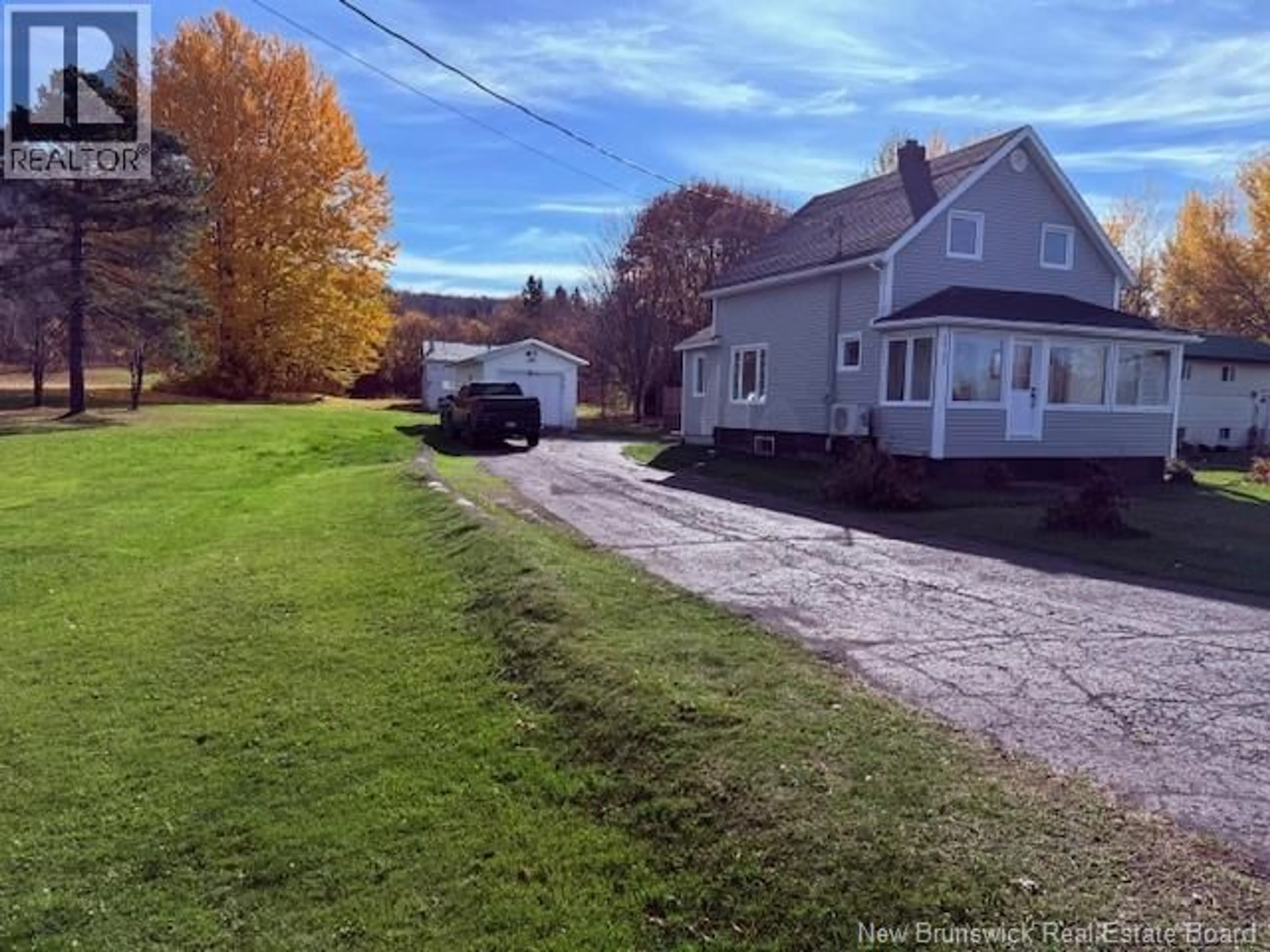 A pic from outside/outdoor area/front of a property/back of a property/a pic from drone, street for 30107 134 ROUTE, Dalhousie Junction New Brunswick E3N6A2