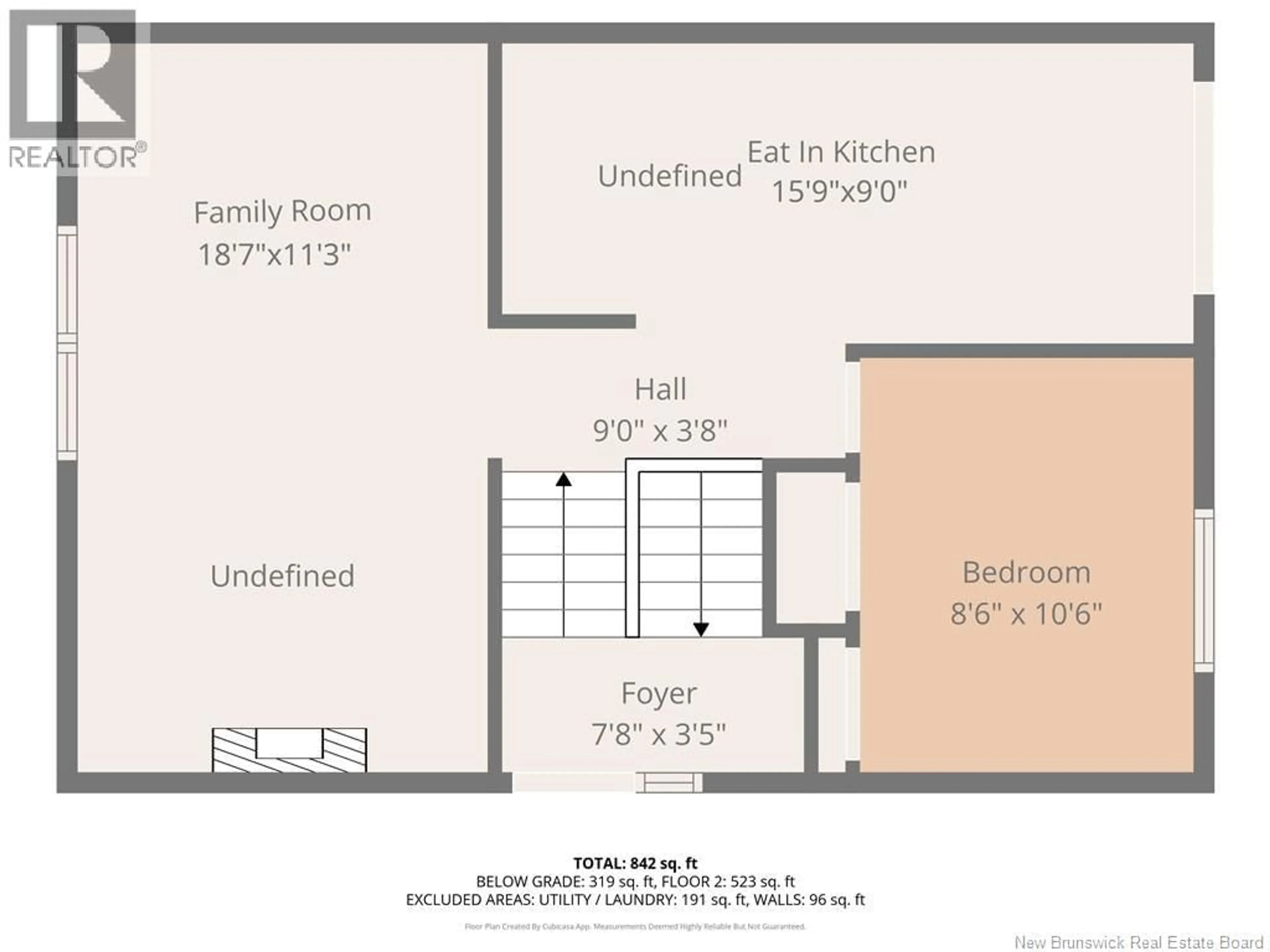 Floor plan for 100 DOVER, Campbellton New Brunswick E3N1P8