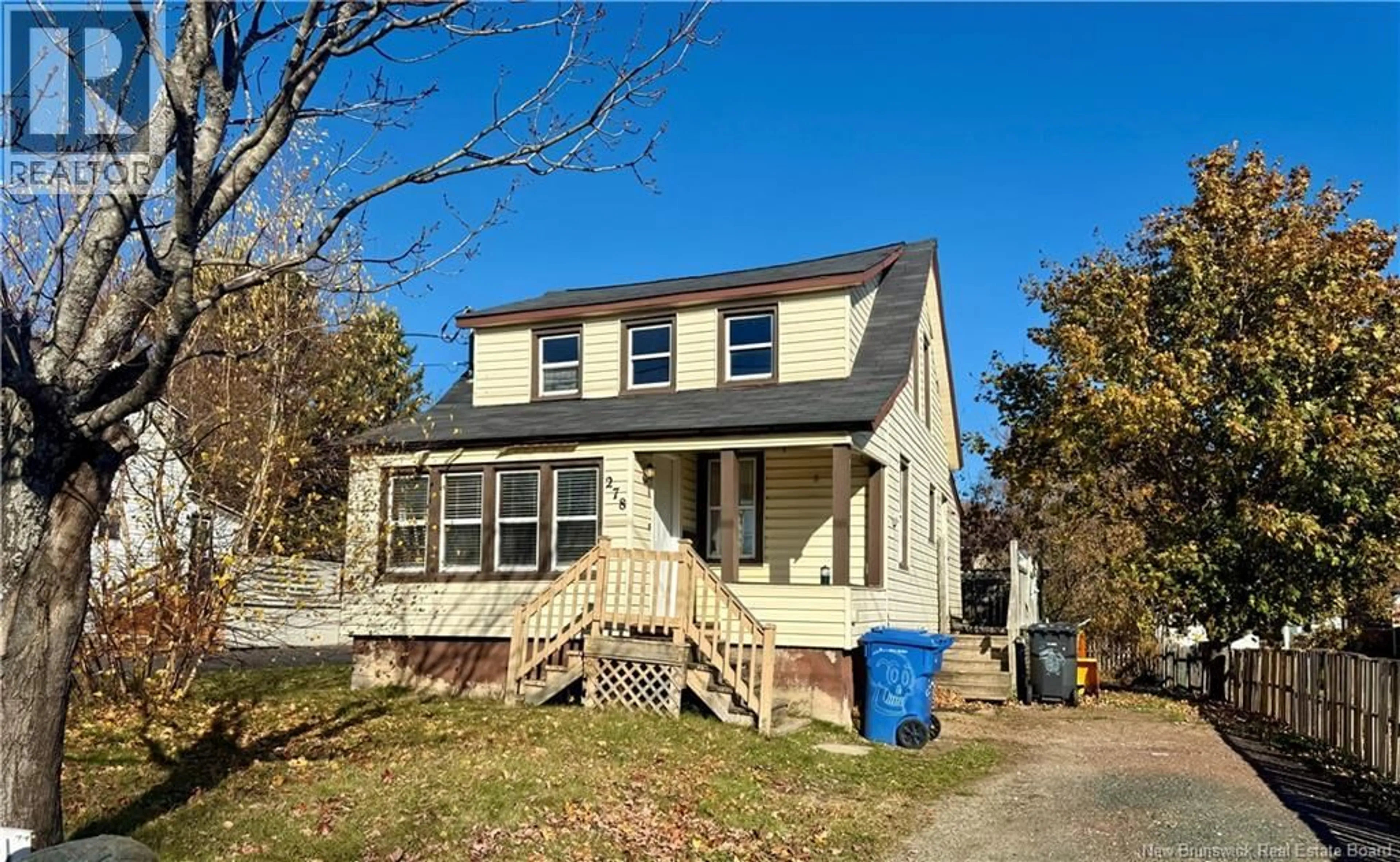 Home with vinyl exterior material, street for 278 SWEENEY LANE, Miramichi New Brunswick E1V3A8