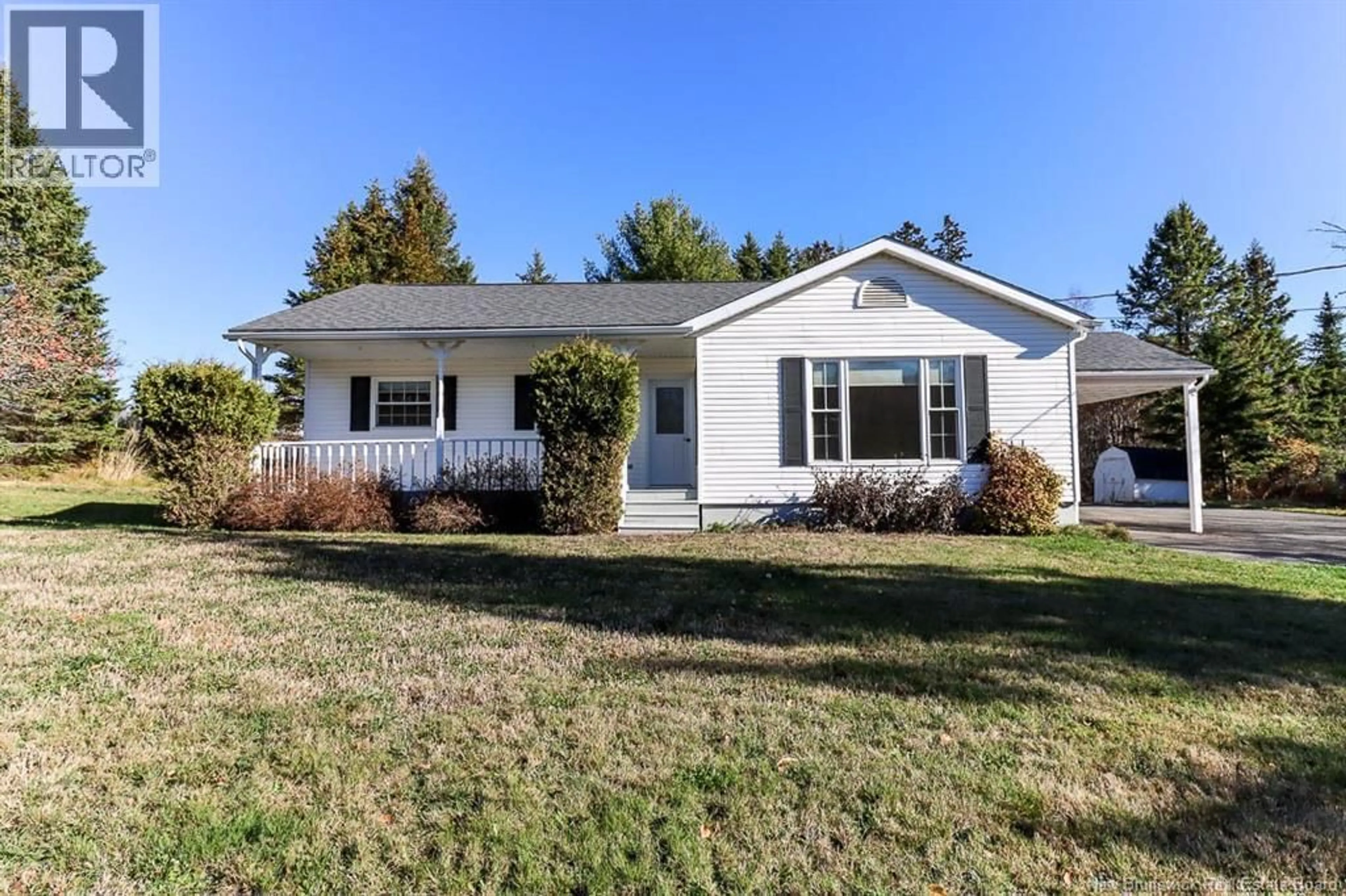 Home with vinyl exterior material, street for 502 ROUTE 124, Norton New Brunswick E5T1R2