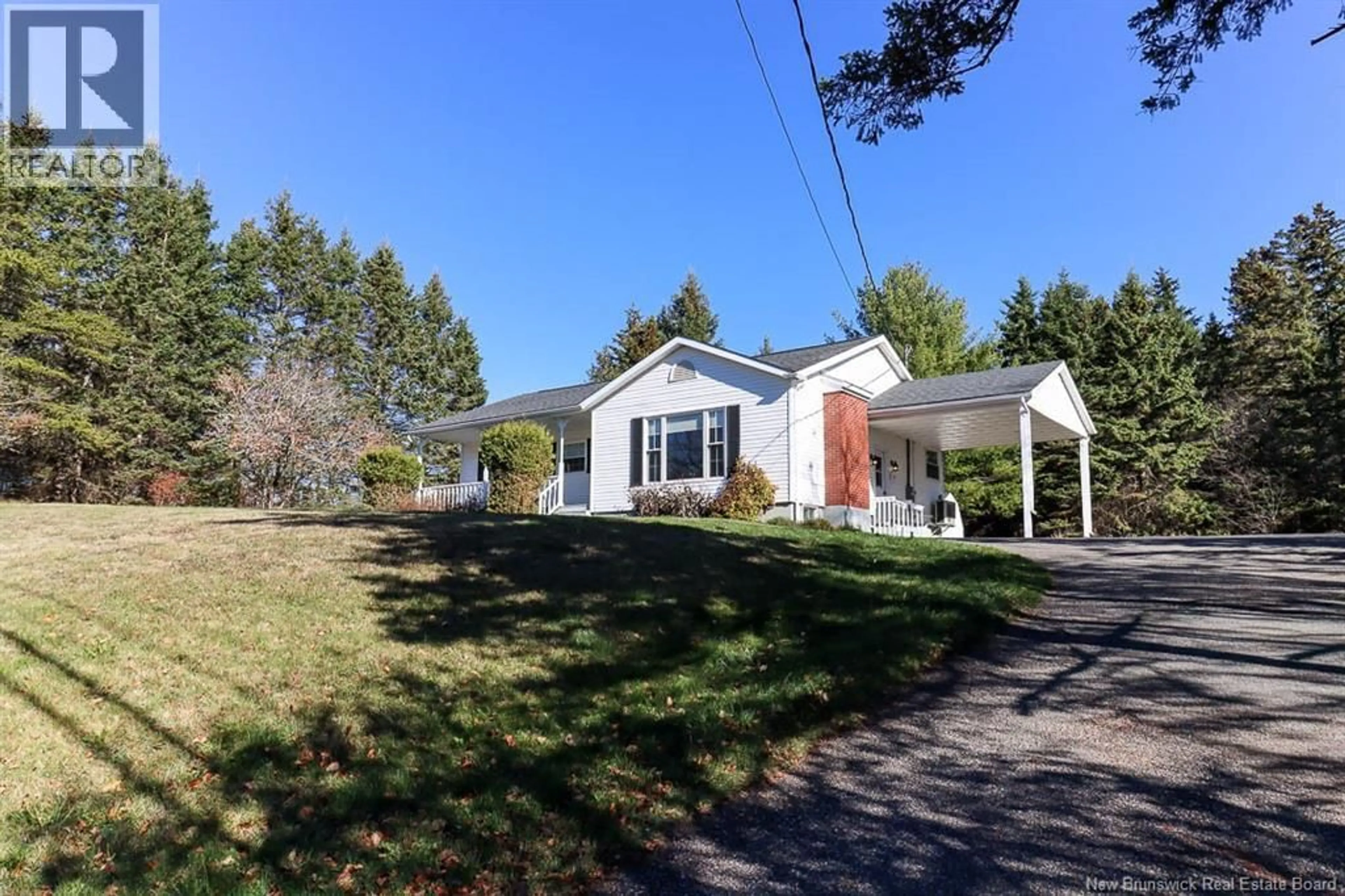 A pic from outside/outdoor area/front of a property/back of a property/a pic from drone, street for 502 ROUTE 124, Norton New Brunswick E5T1R2