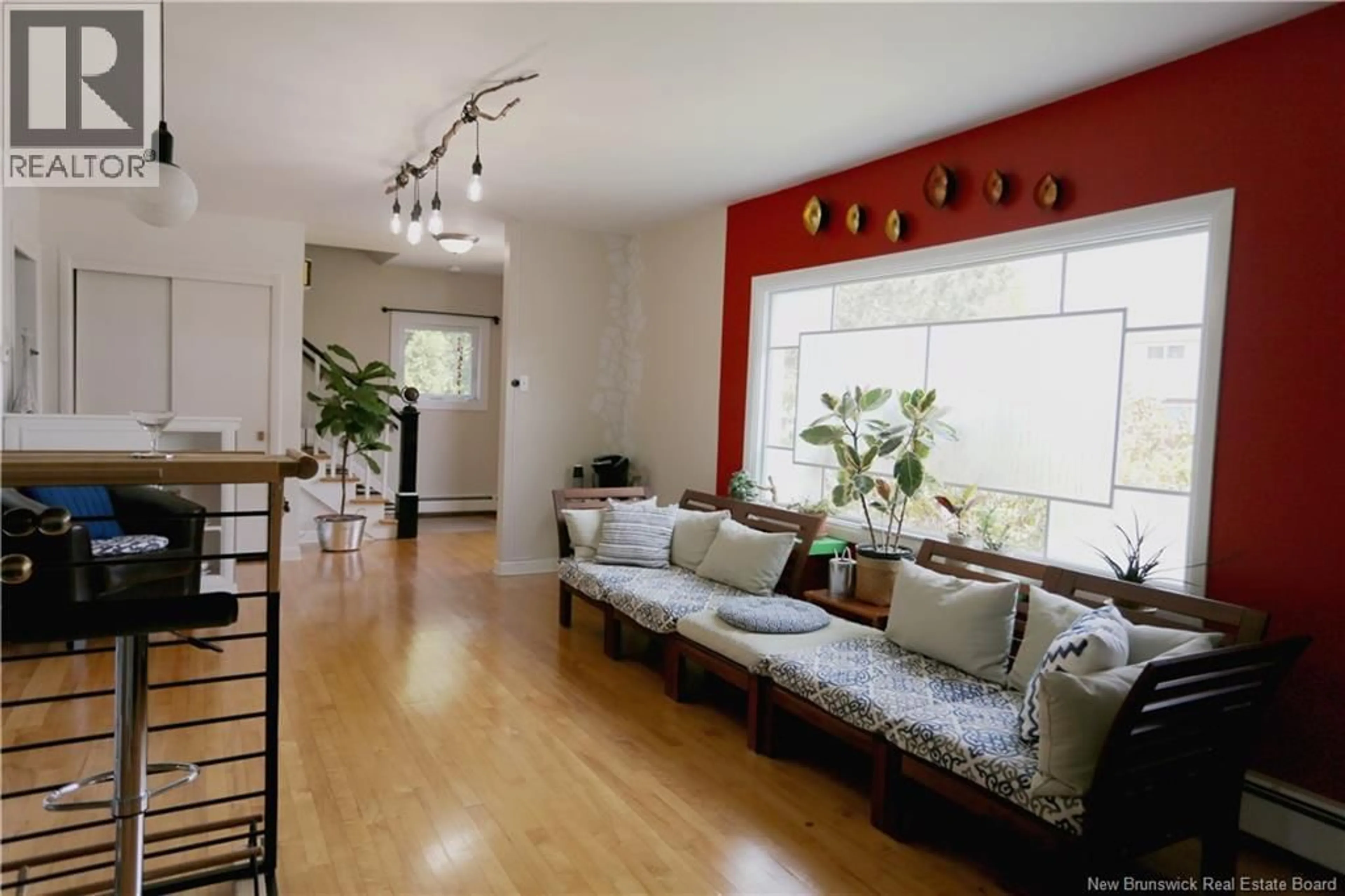 Living room with furniture, wood/laminate floor for 909 MONTGOMERY AVENUE, Riverview New Brunswick E1B2A9