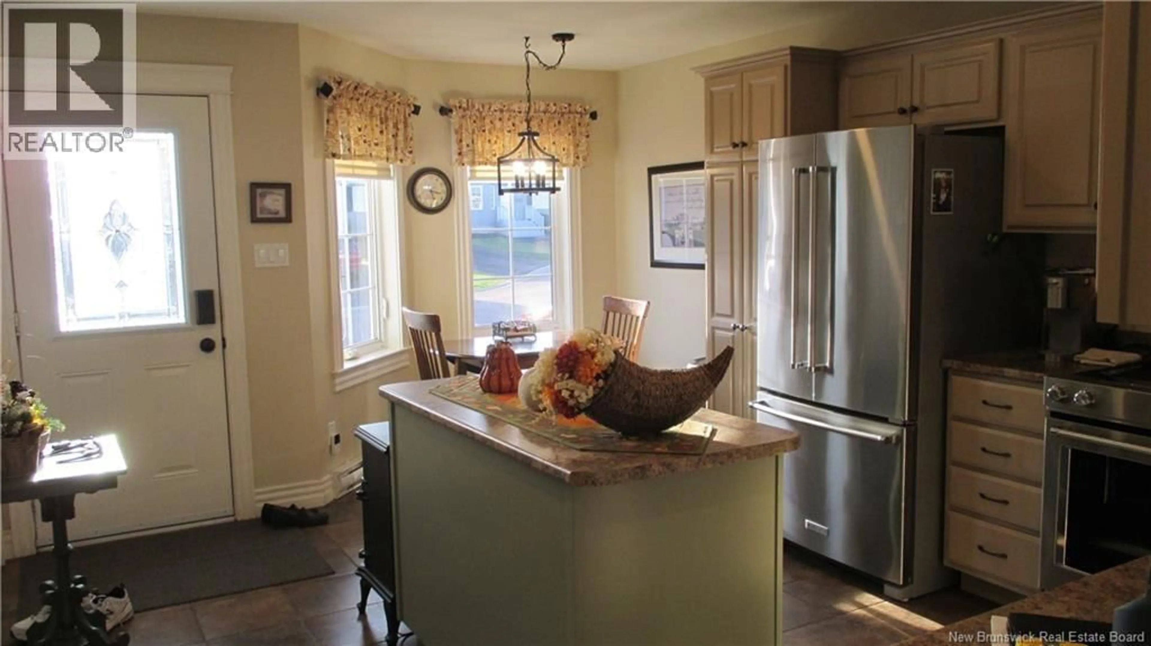 Open concept kitchen, ceramic/tile floor for 109 AMBERLY COURT, Riverview New Brunswick E1B0H4