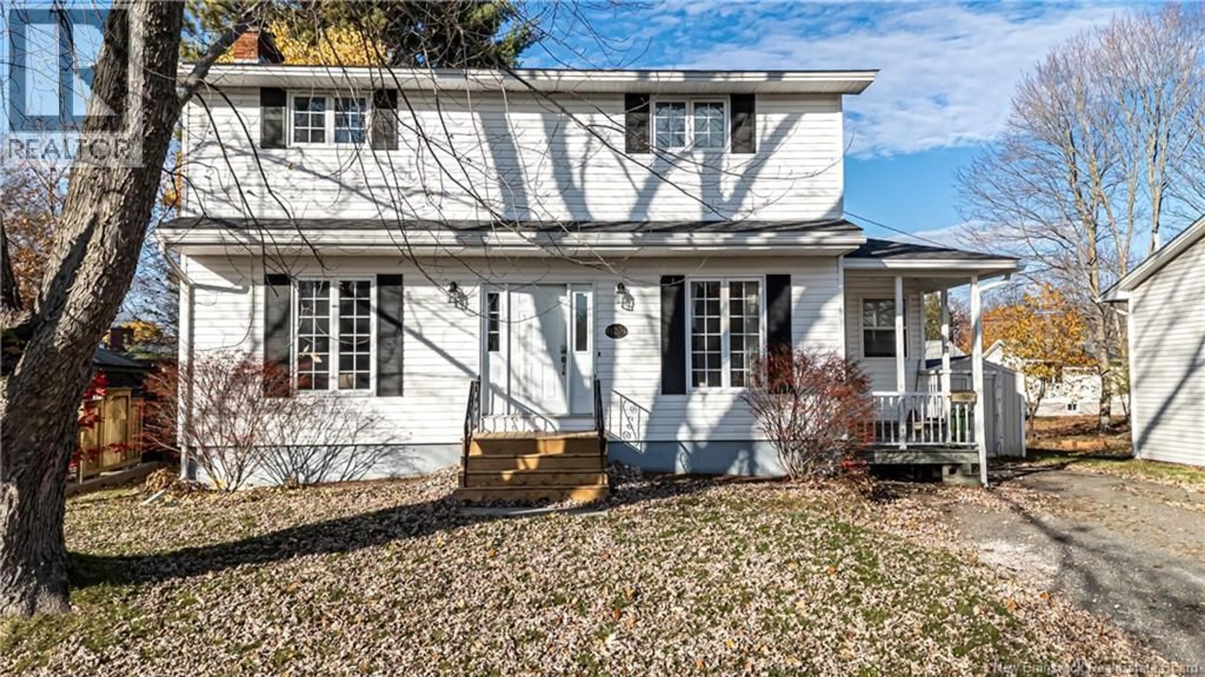 Home with vinyl exterior material, street for 123 HILDEBRAND CRESCENT, Fredericton New Brunswick E3A4W8