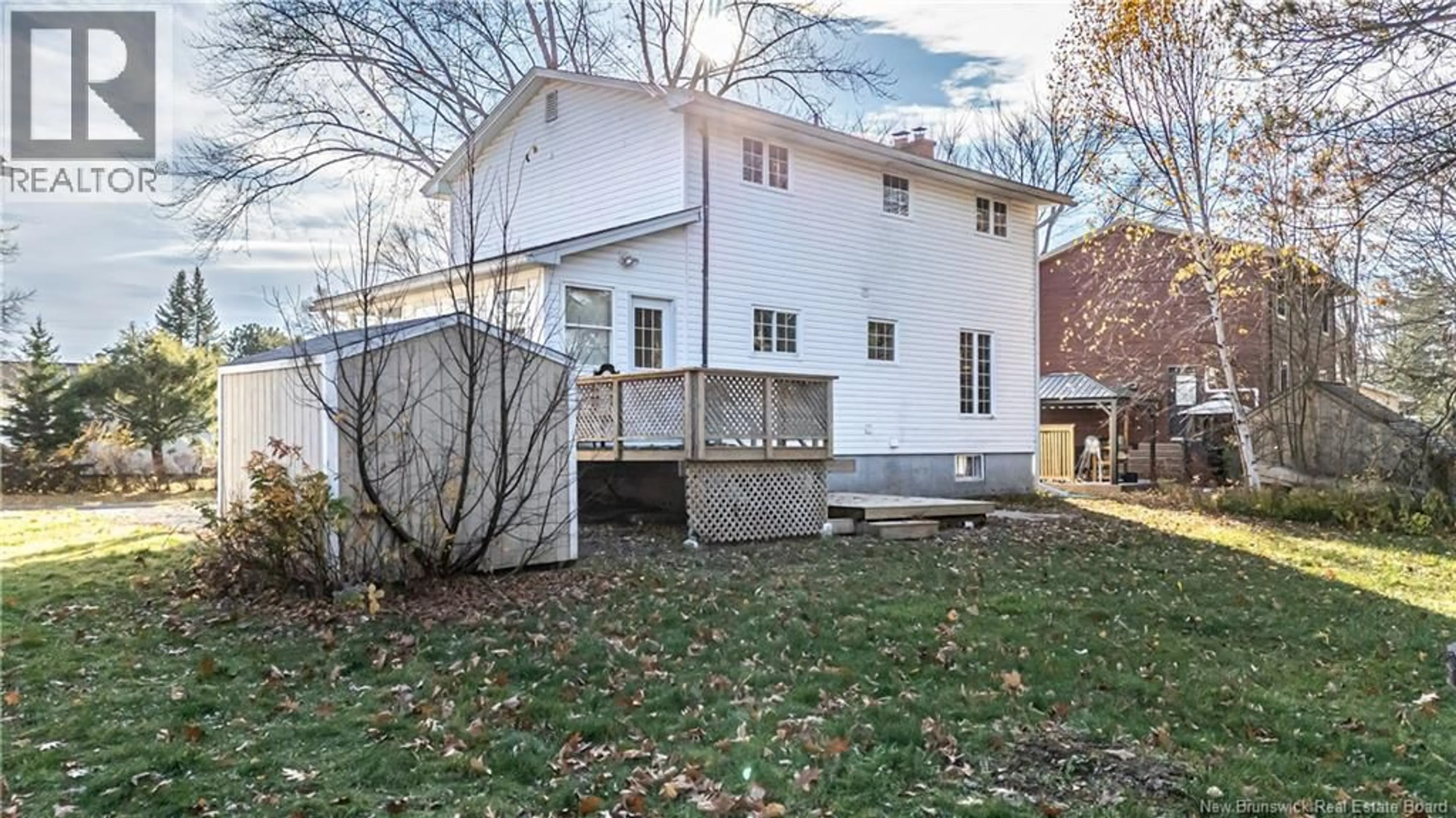 Patio, street for 123 HILDEBRAND CRESCENT, Fredericton New Brunswick E3A4W8