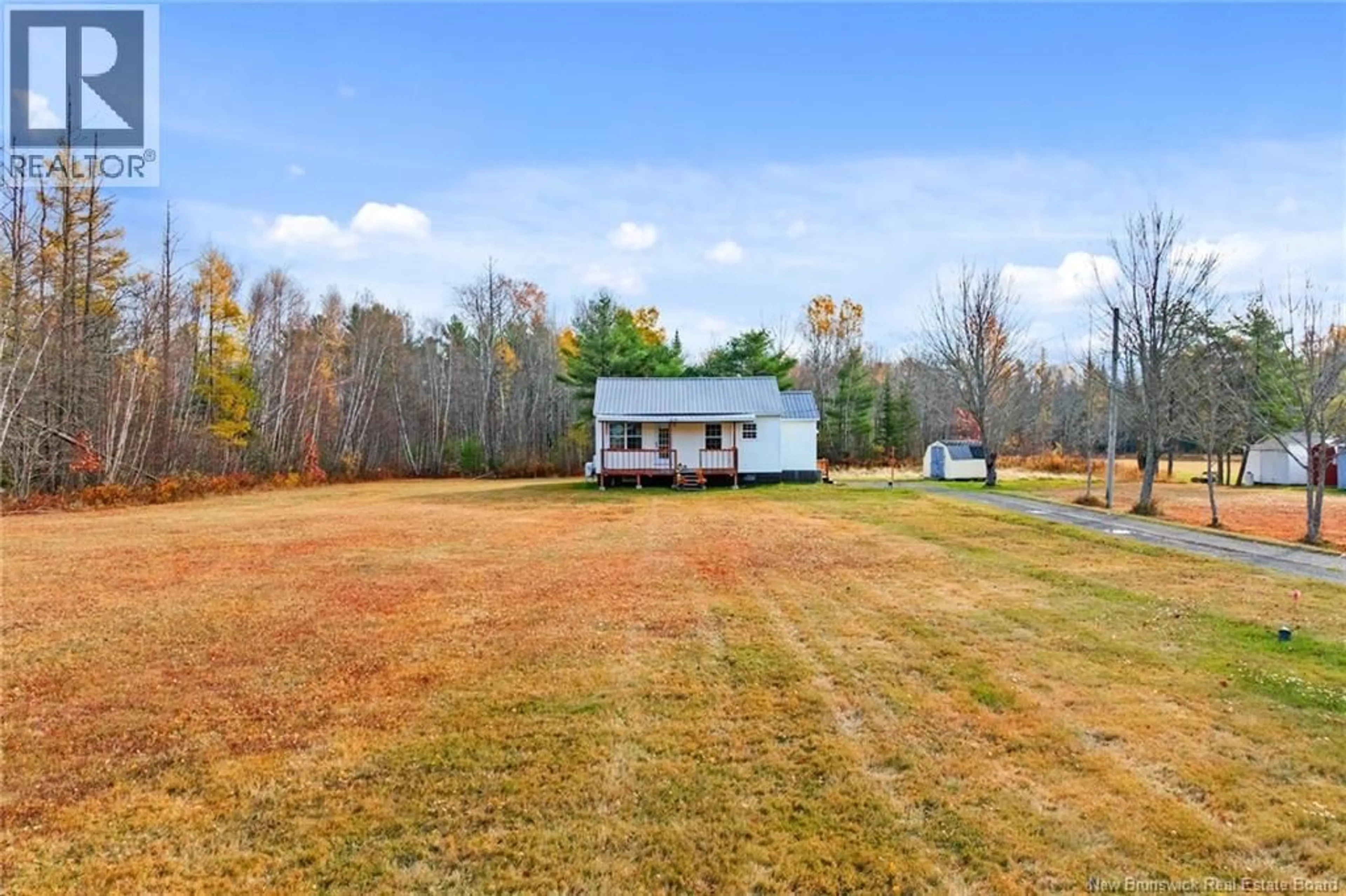 A pic from outside/outdoor area/front of a property/back of a property/a pic from drone, water/lake/river/ocean view for 1086 PLEASANT DRIVE, Minto New Brunswick E4B3W1