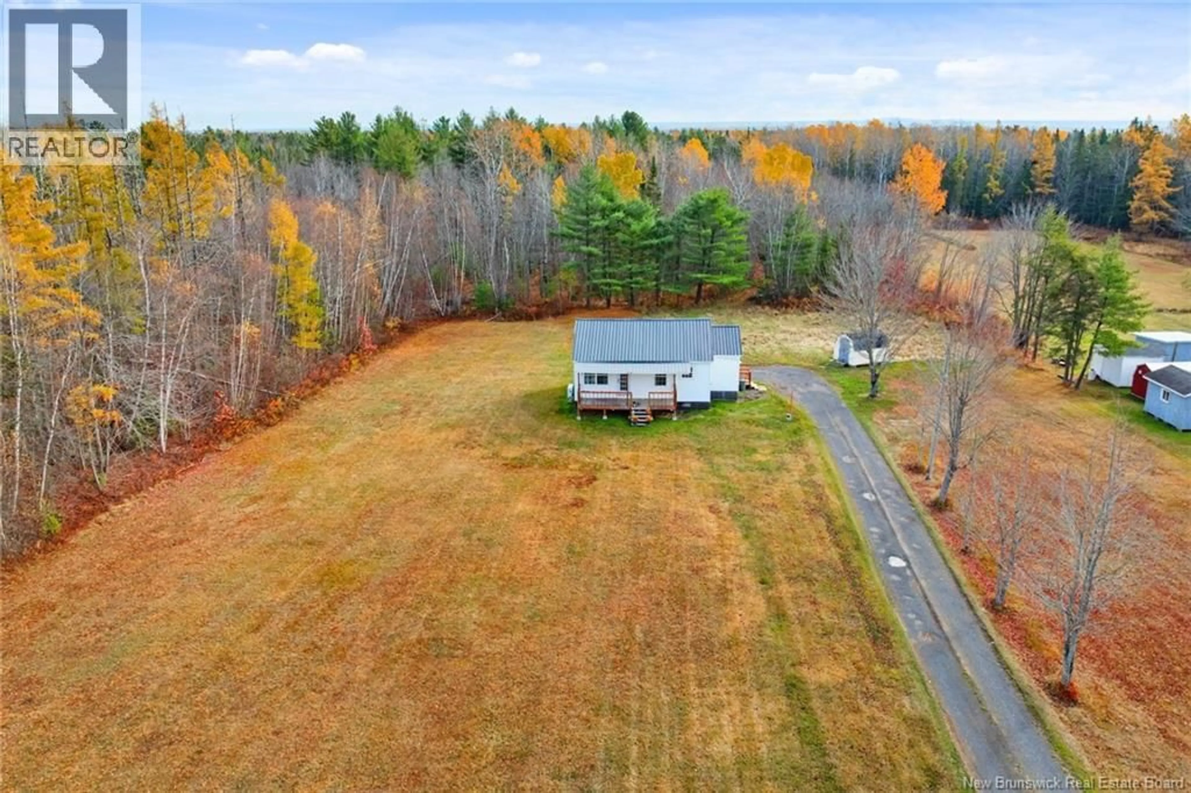 A pic from outside/outdoor area/front of a property/back of a property/a pic from drone, forest/trees view for 1086 PLEASANT DRIVE, Minto New Brunswick E4B3W1