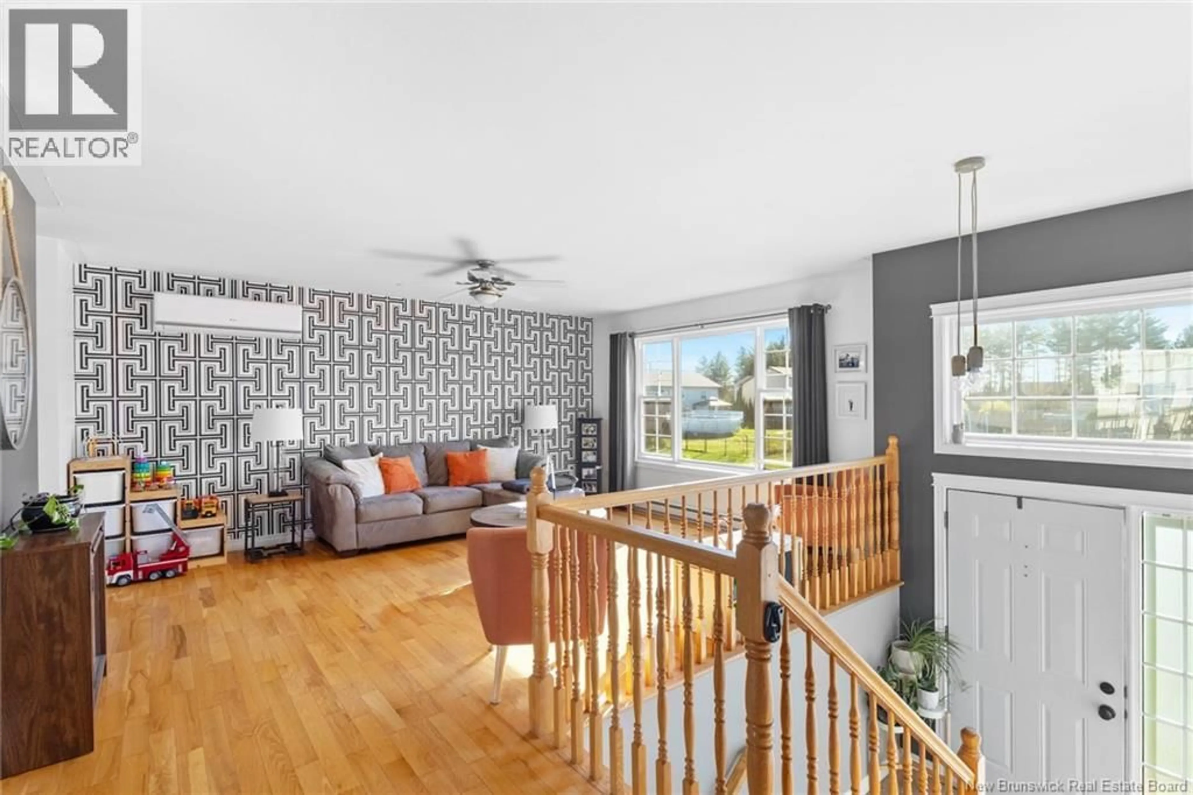 Living room with furniture, unknown for 28 BRIZLEY STREET, Oromocto New Brunswick E2V4R1