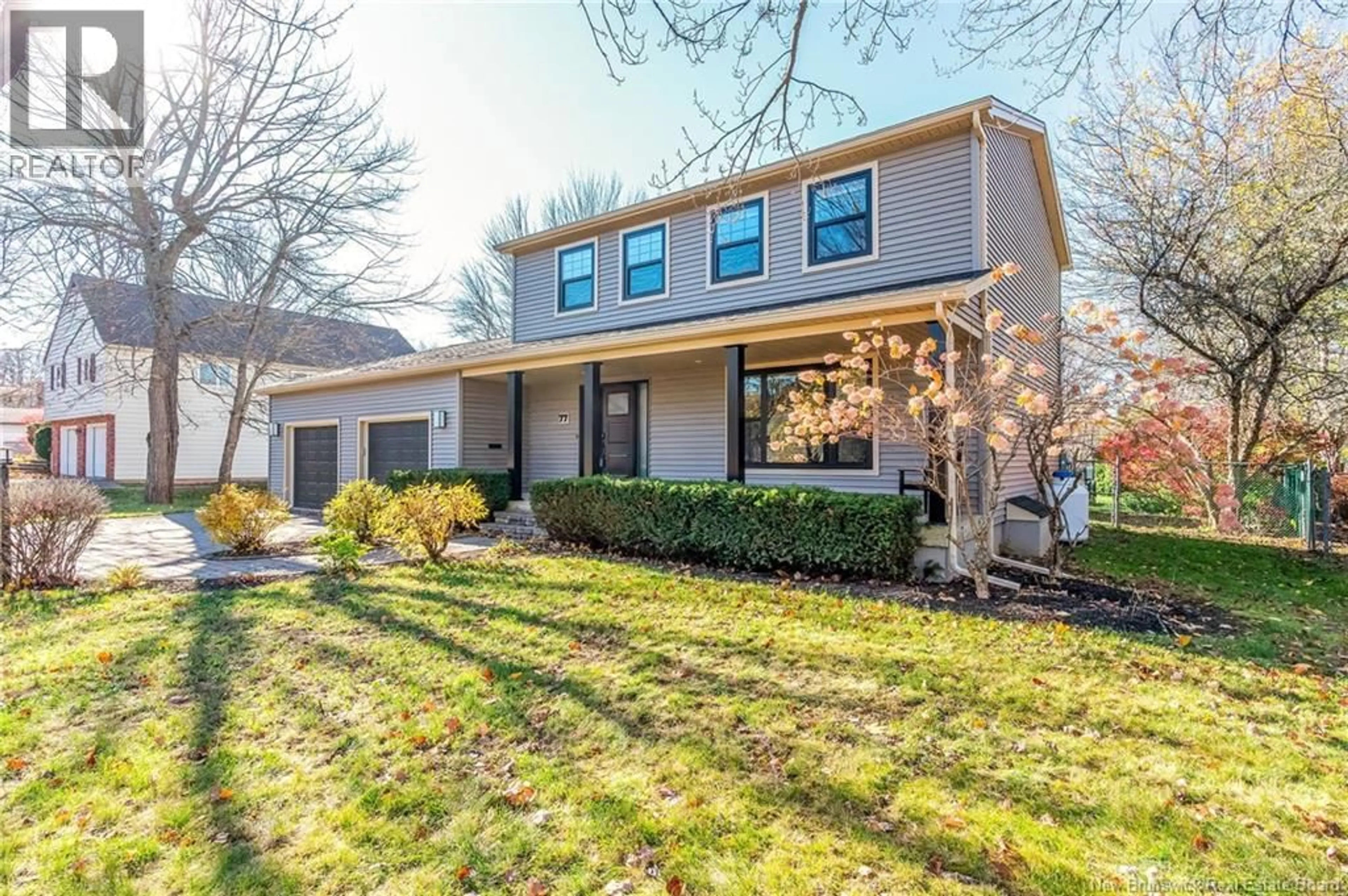 Home with vinyl exterior material, street for 77 FAIRWAY, Riverview New Brunswick E1B4K8