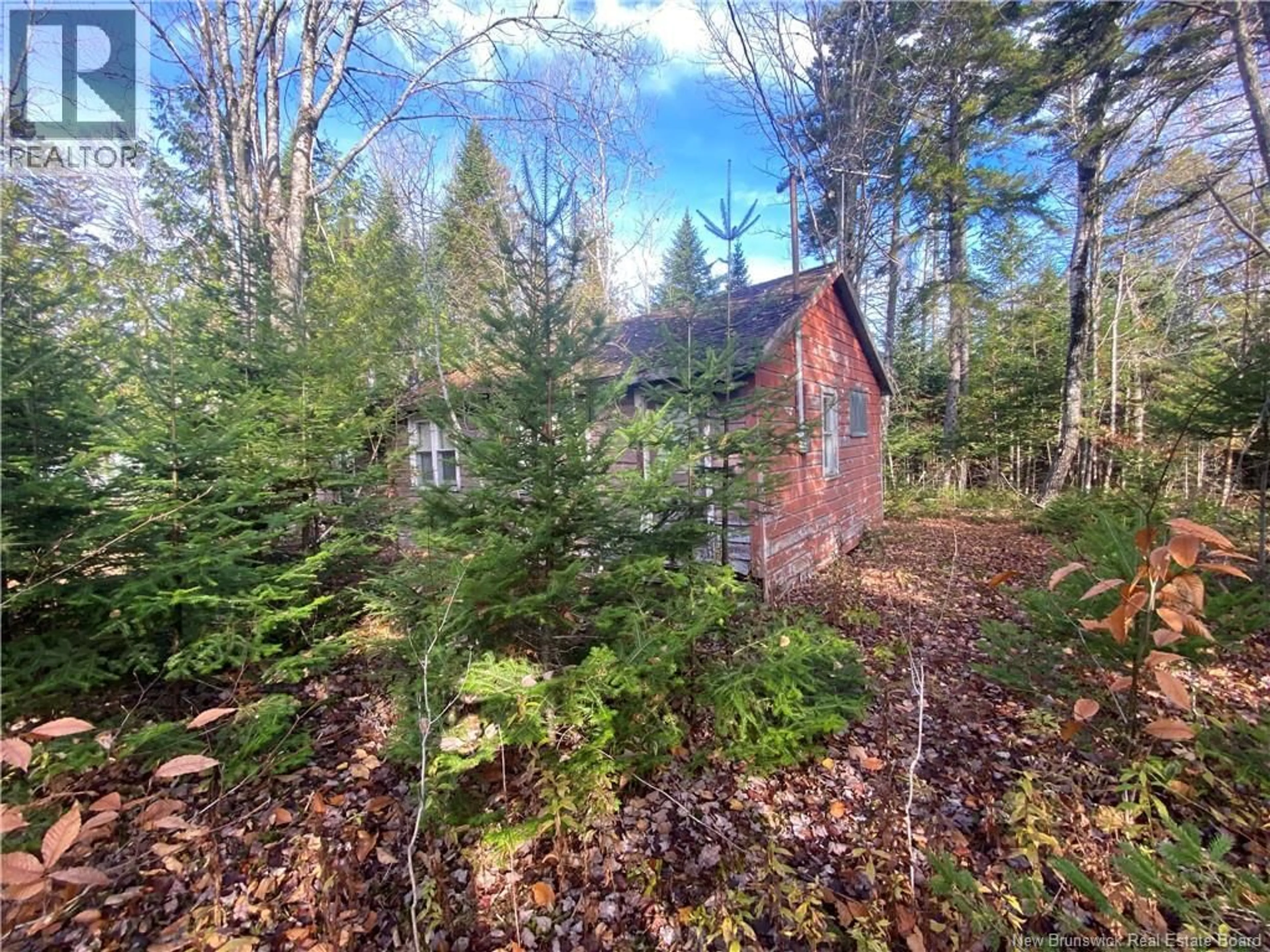 A pic from outside/outdoor area/front of a property/back of a property/a pic from drone, forest/trees view for 7 ANNIE LANE, Dumfries New Brunswick E6G1S5