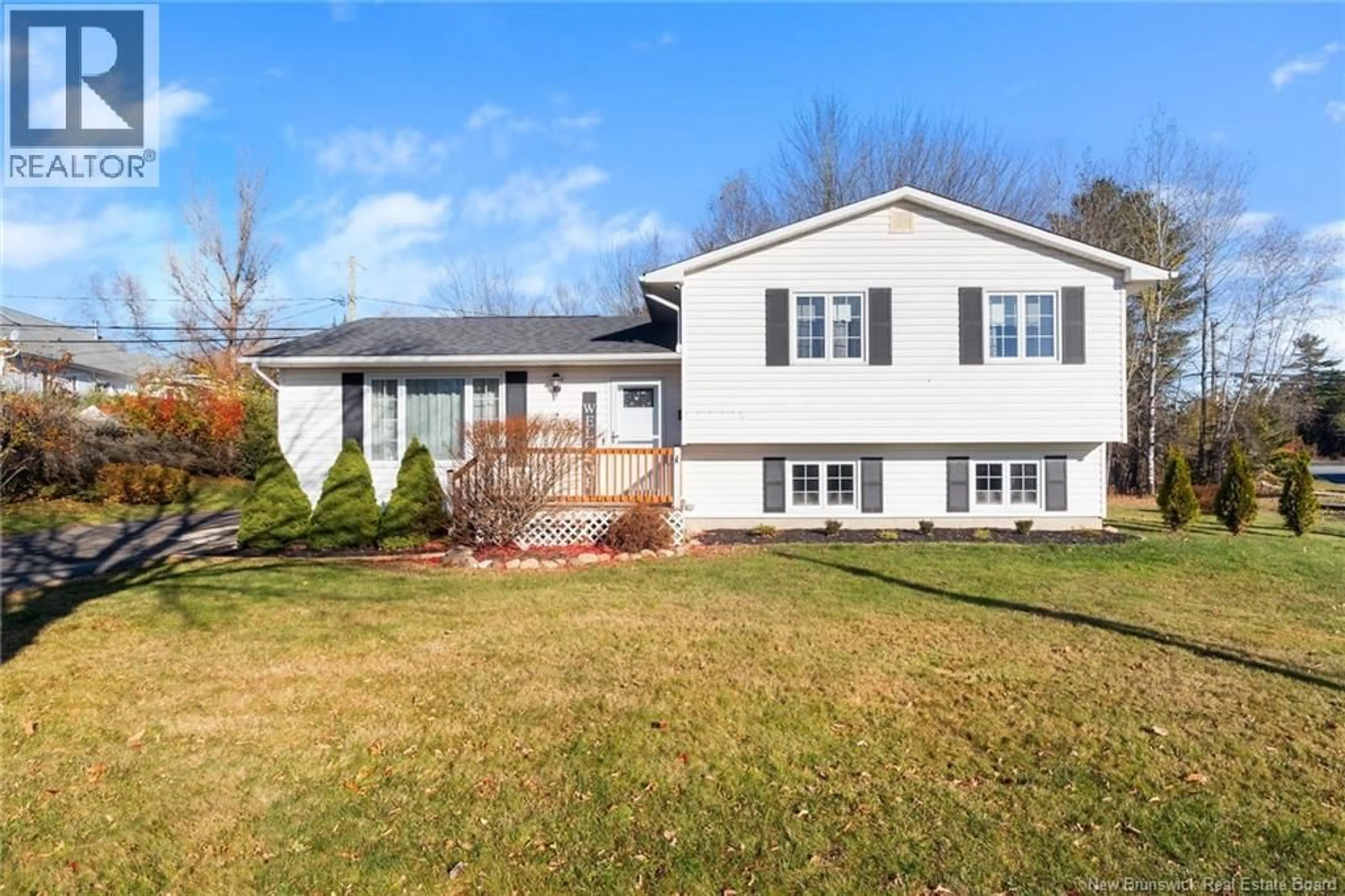 Home with vinyl exterior material, street for 202 CROCKET STREET, Fredericton New Brunswick E3A5S5