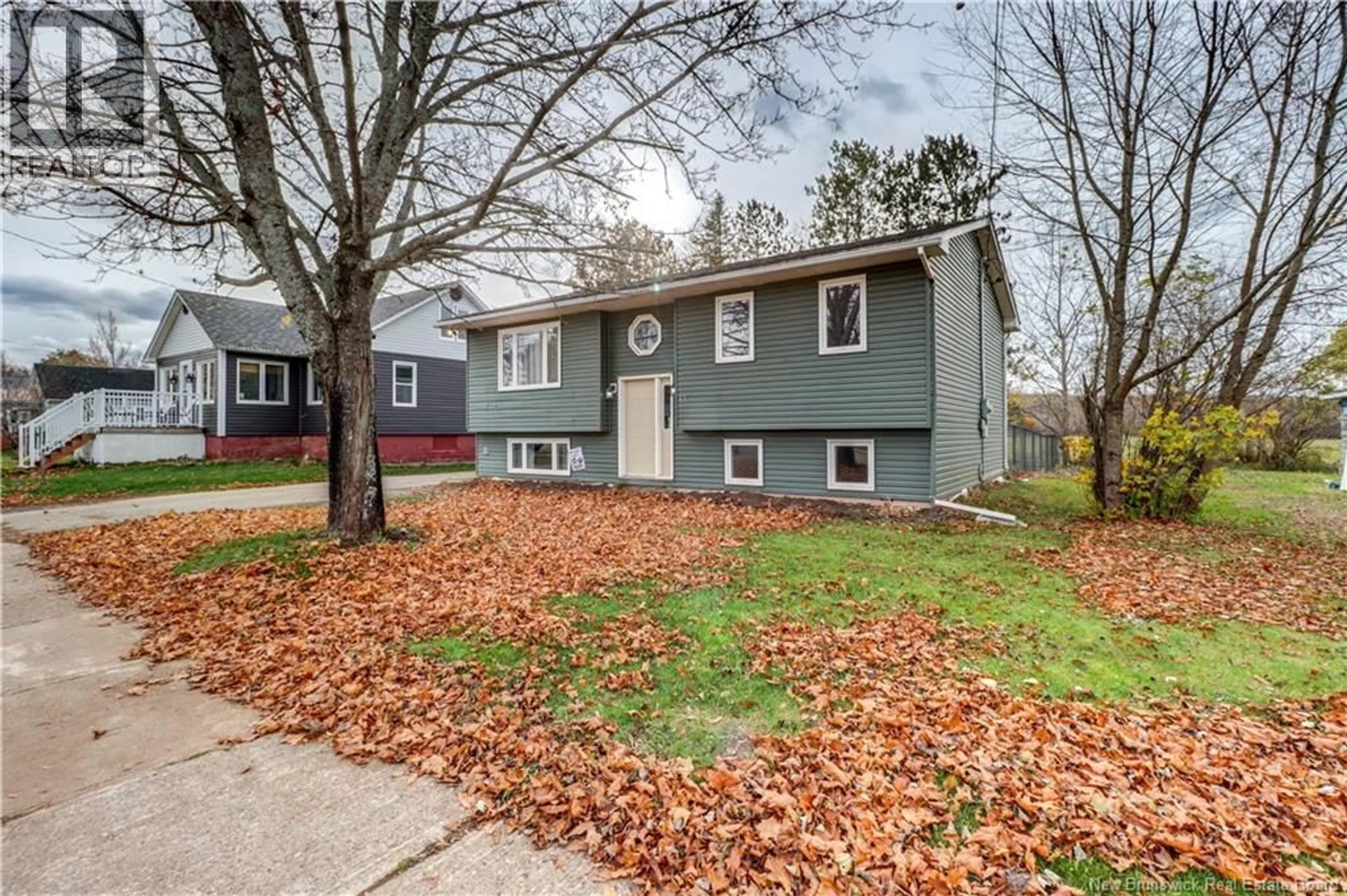 Home with vinyl exterior material, street for 33 NEEDLE STREET, Sussex Corner New Brunswick E4E2Z2