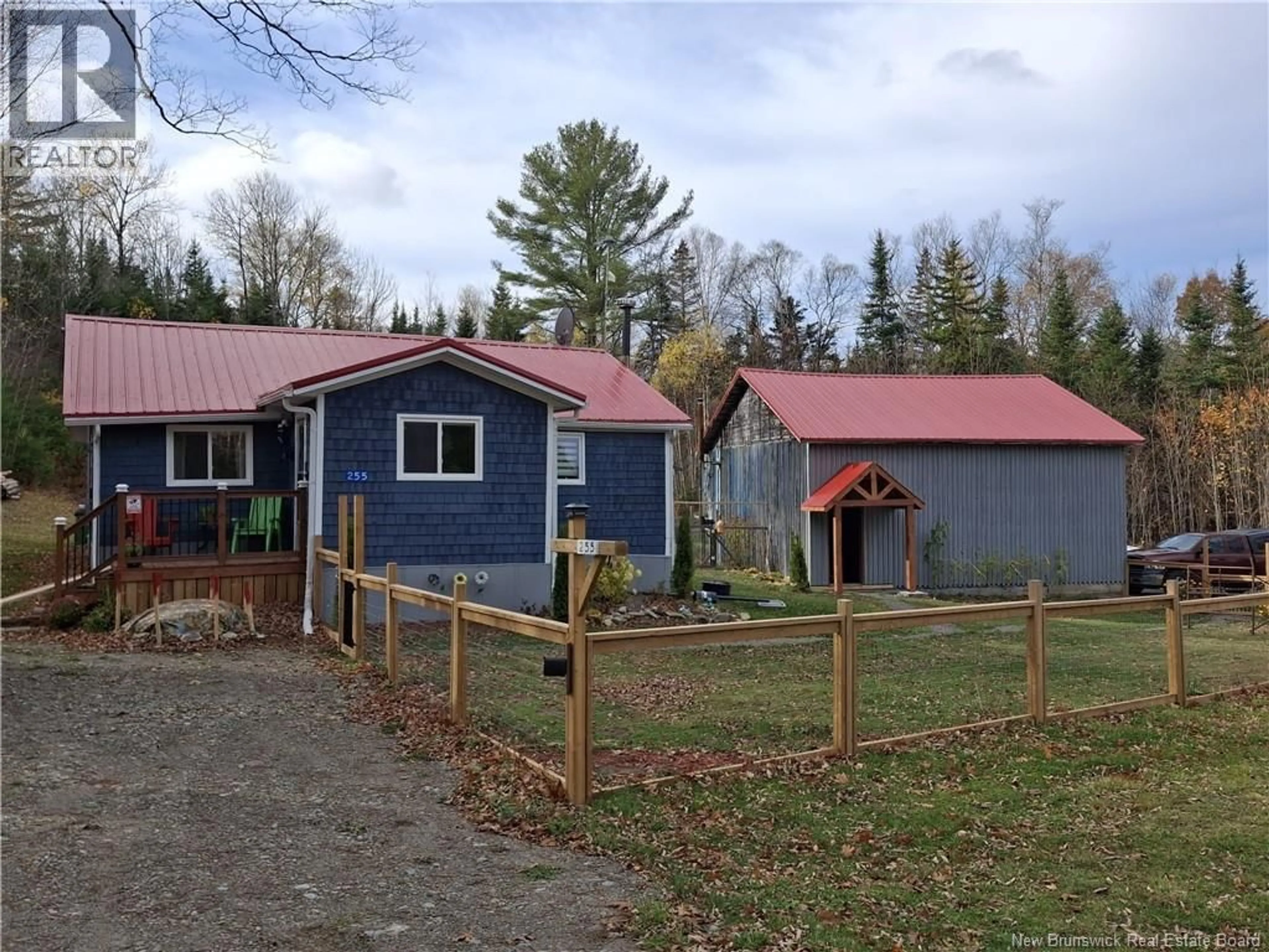 A pic from outside/outdoor area/front of a property/back of a property/a pic from drone, street for 255 OLINVILLE ROAD, Greenwich New Brunswick E2M2K7