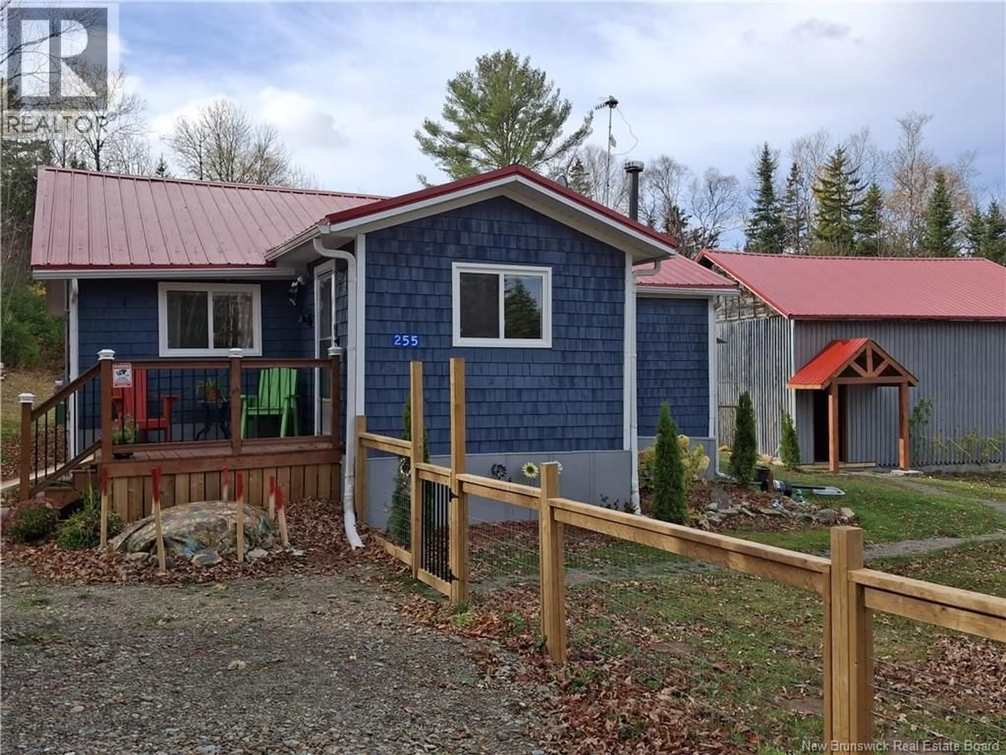 A pic from outside/outdoor area/front of a property/back of a property/a pic from drone, street for 255 OLINVILLE ROAD, Greenwich New Brunswick E2M2K7