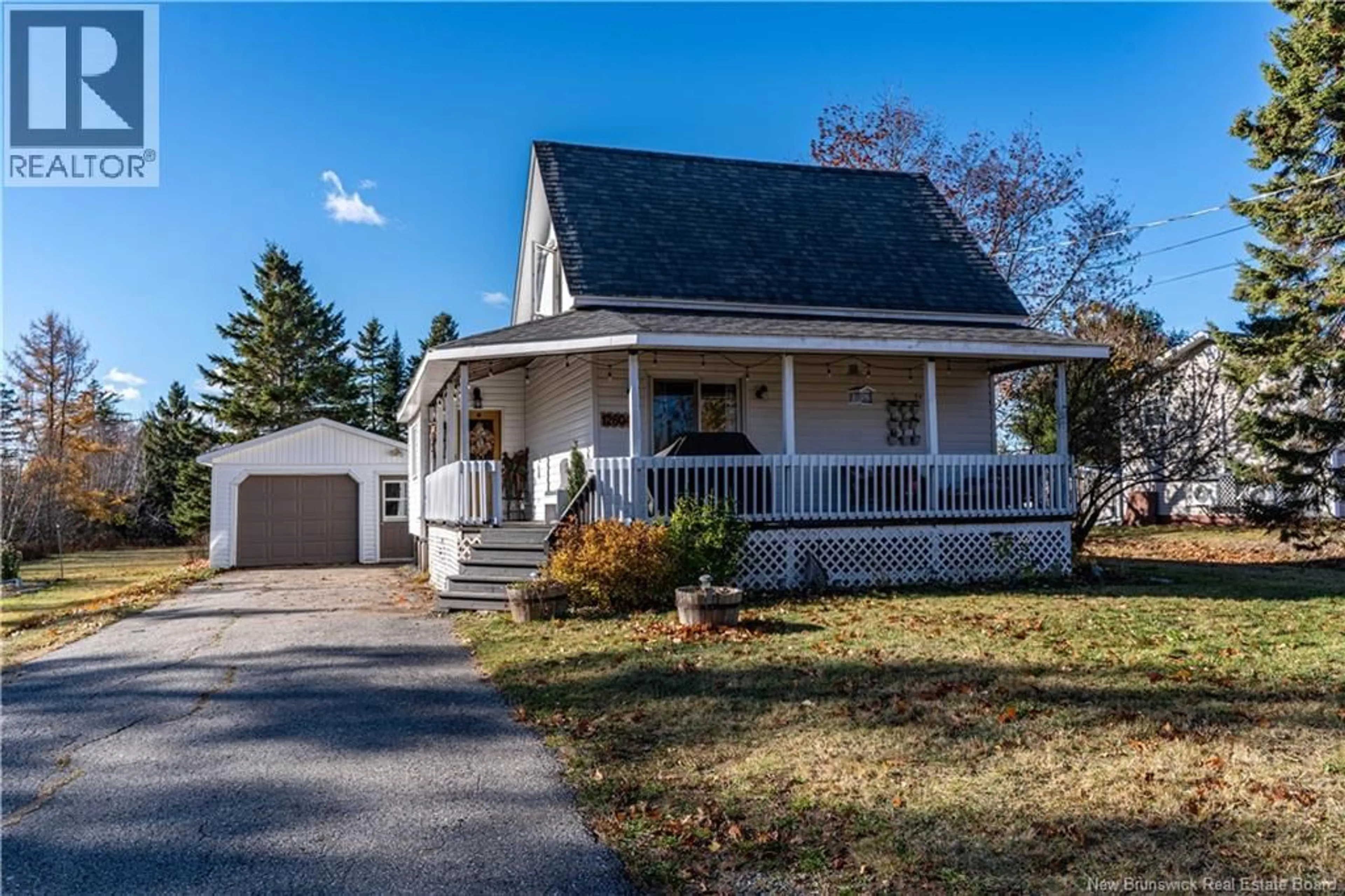 Home with vinyl exterior material, street for 12604 ROUTE 430, Chaplin Island Road New Brunswick E1V4Z1