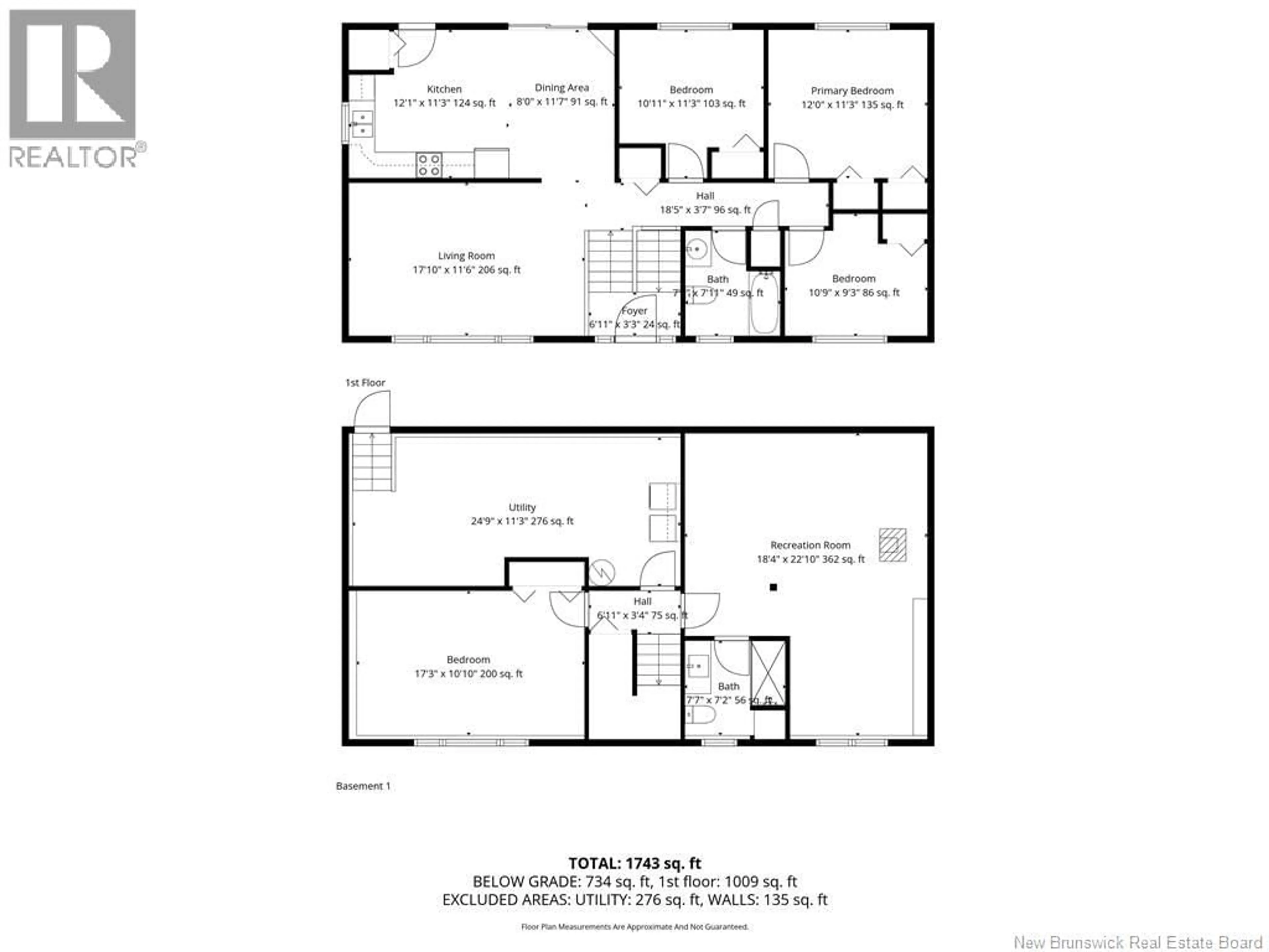 Floor plan for 555 BREAU, Dieppe New Brunswick E1A5N1