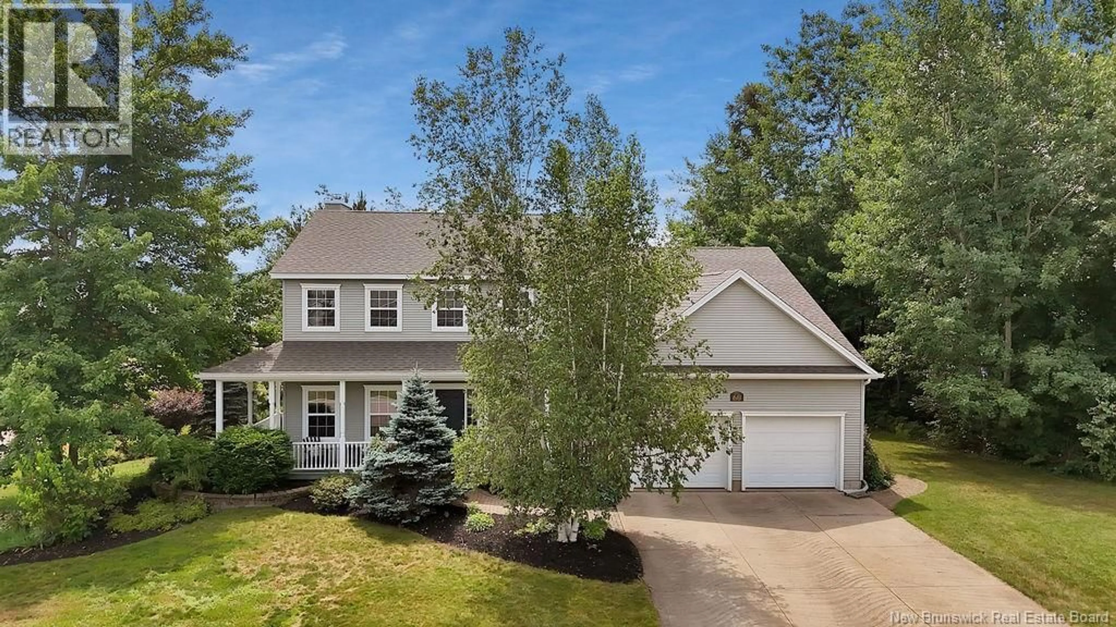 Home with vinyl exterior material, street for 60 ROCKPORT DRIVE, Riverview New Brunswick E1B5M4