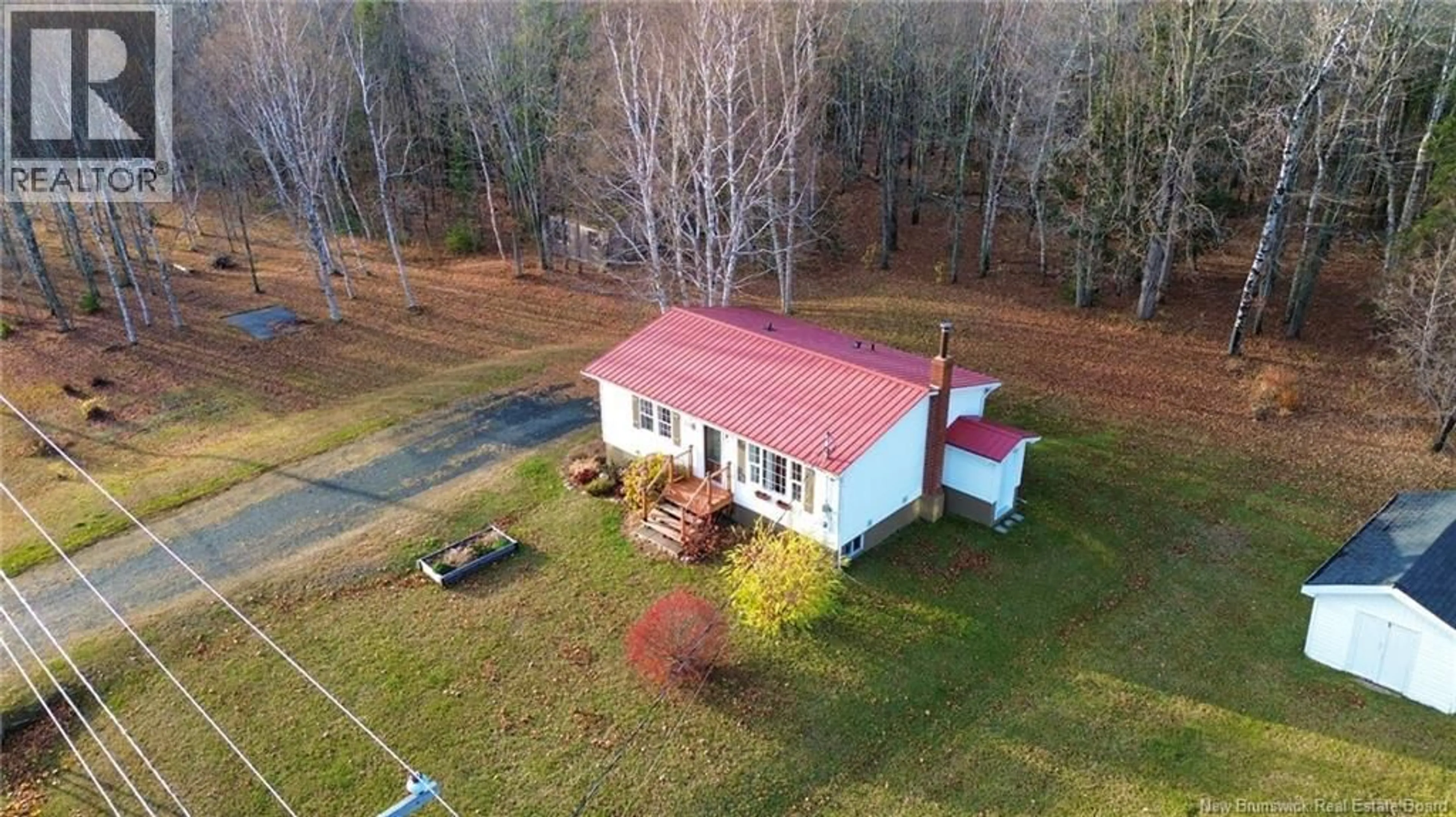 A pic from outside/outdoor area/front of a property/back of a property/a pic from drone, building for 293 CH COLLETTE, Collette New Brunswick E4Y1J3