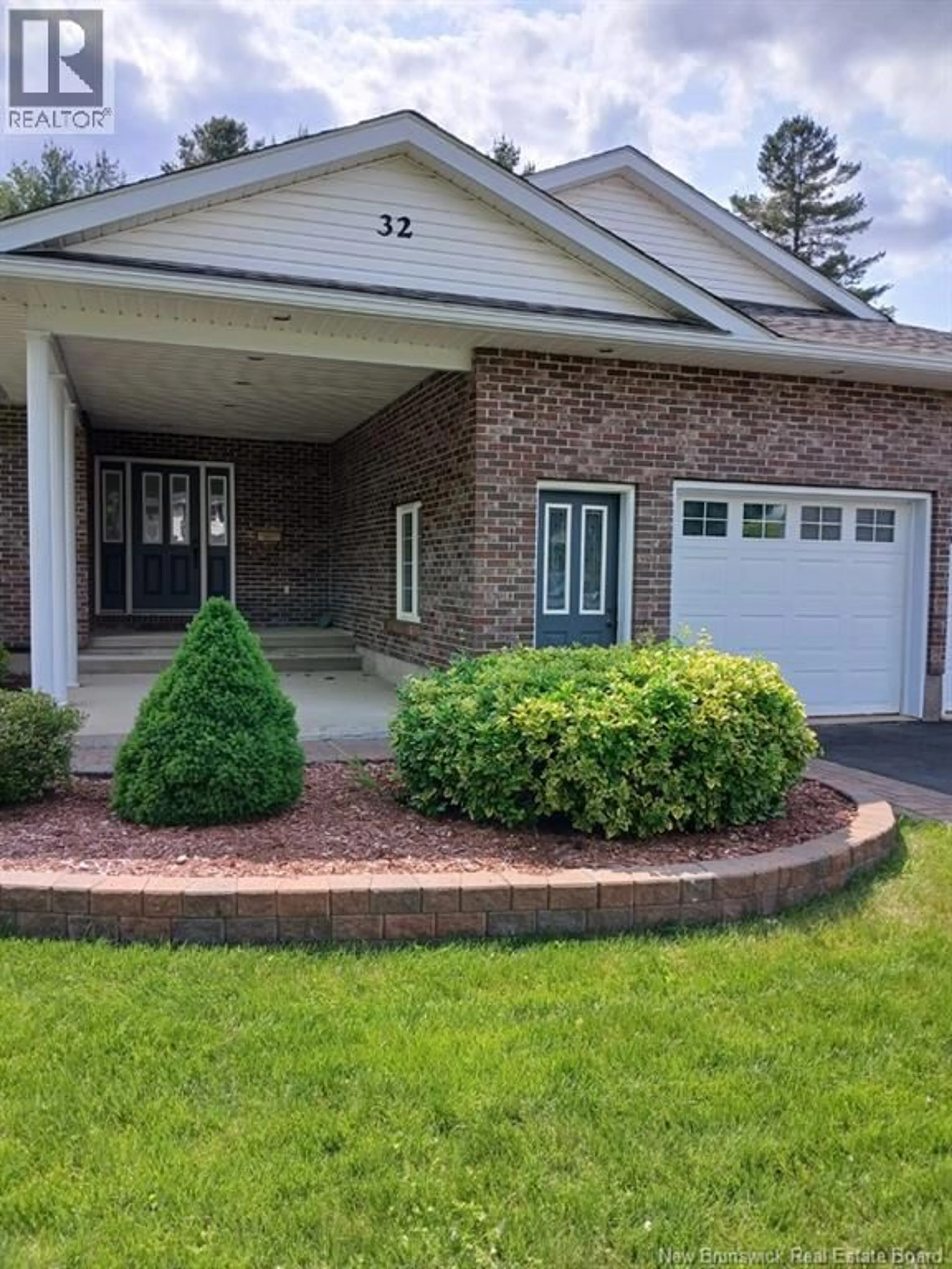 Home with brick exterior material, street for 32 BARBARA COURT, Fredericton New Brunswick E3B7G6