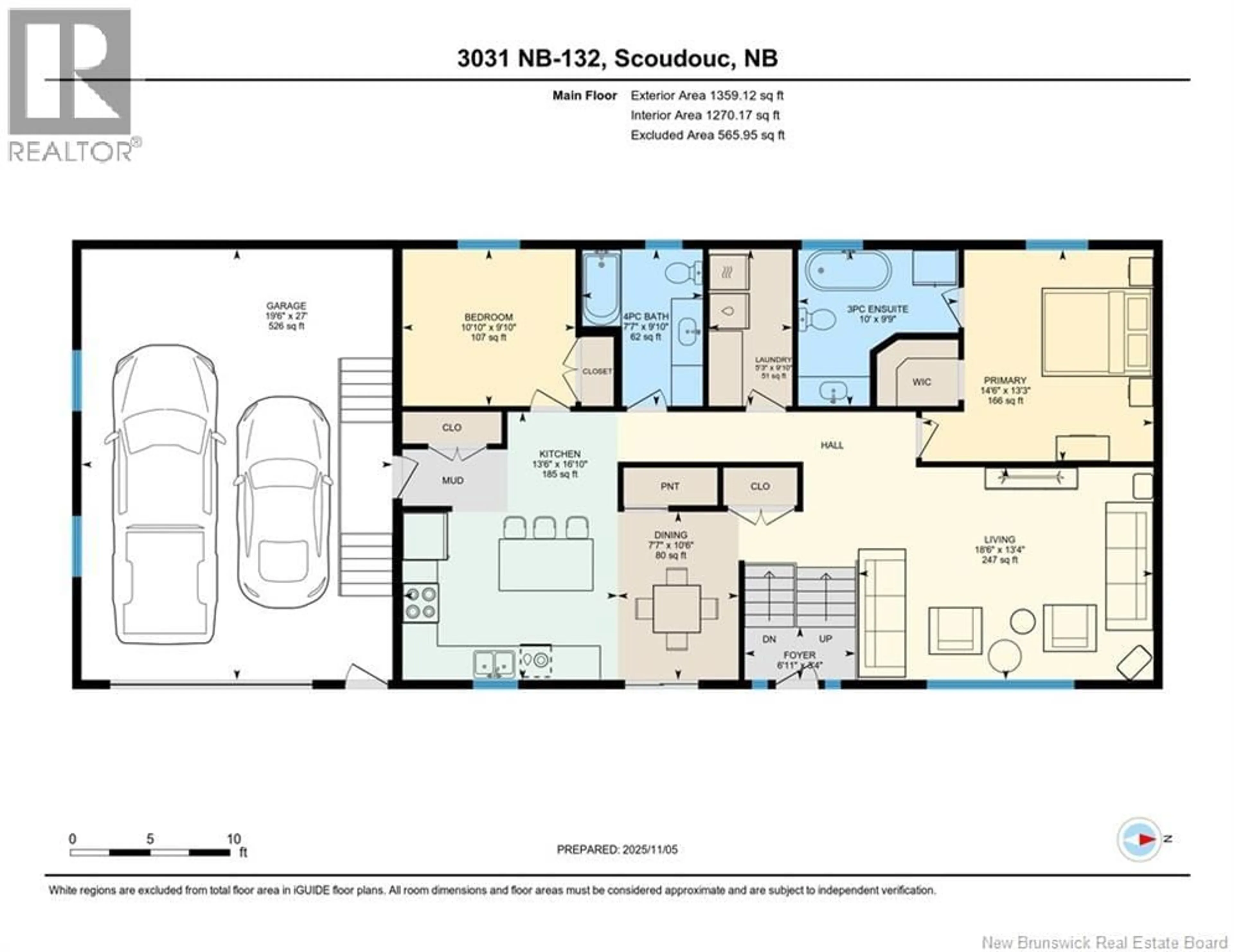 Floor plan for 3031 RTE 132, Scoudouc New Brunswick E4P1C3