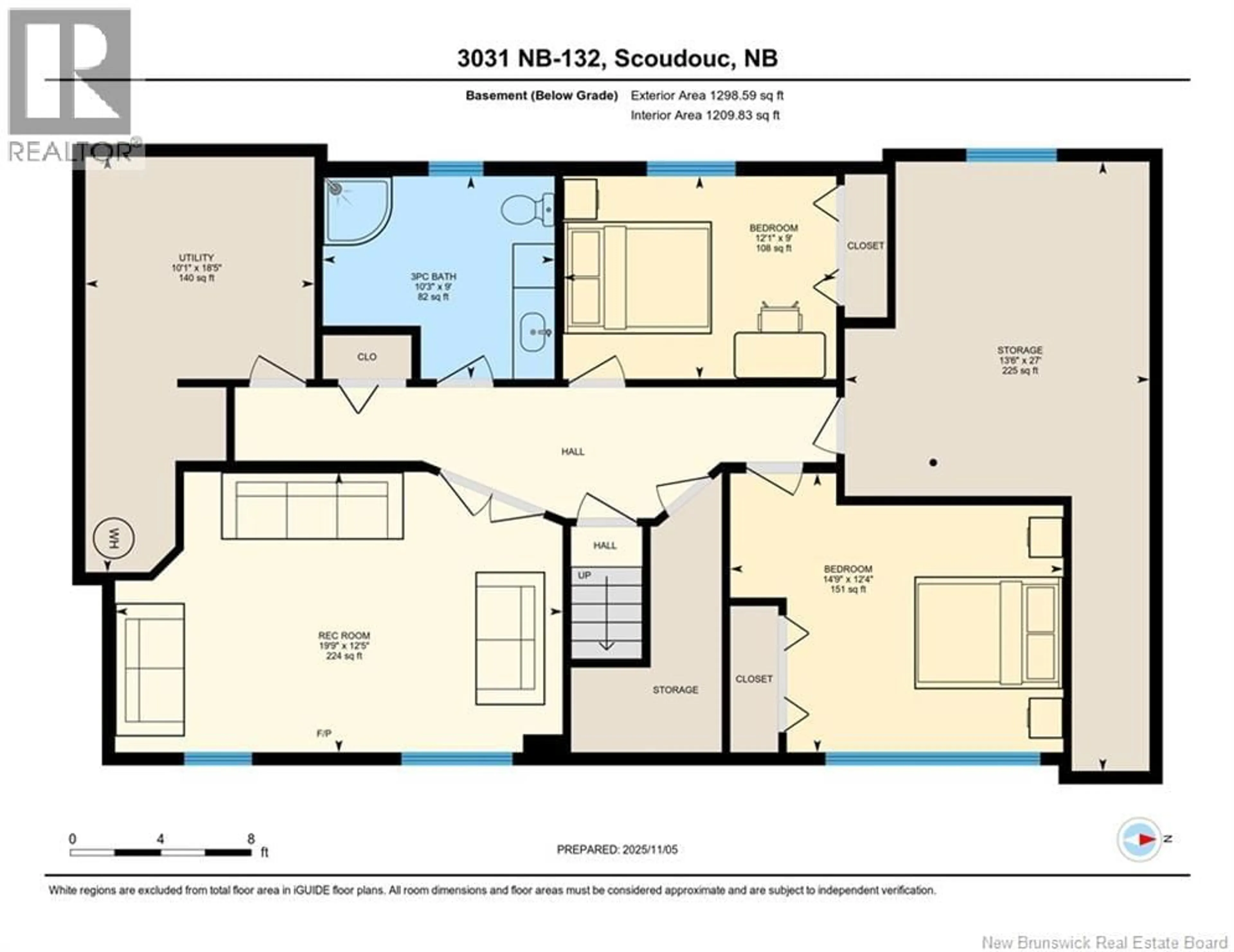 Floor plan for 3031 RTE 132, Scoudouc New Brunswick E4P1C3