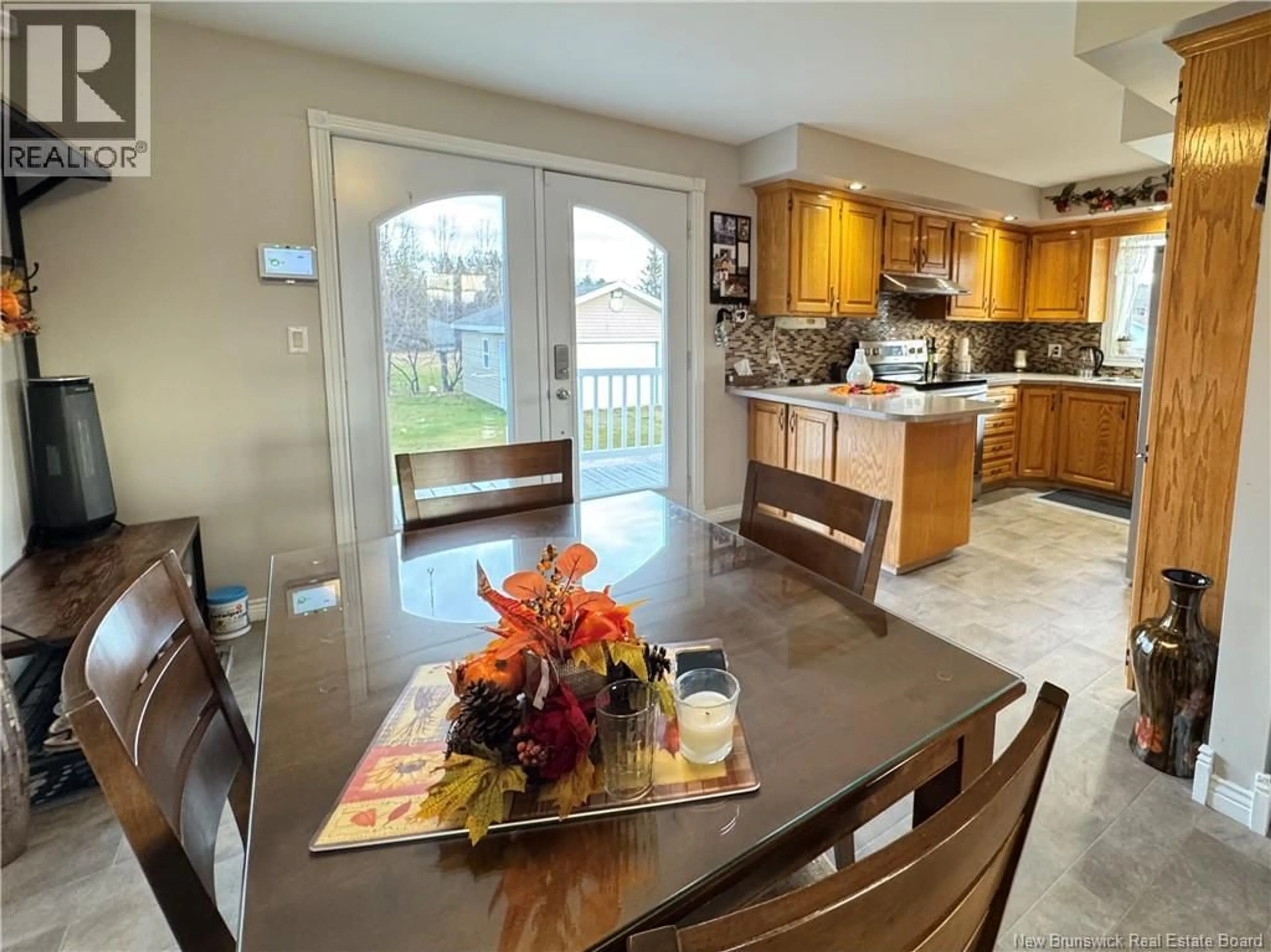 Open concept kitchen, ceramic/tile floor for 4 DES PINS STREET, Kedgwick New Brunswick E8B1C7