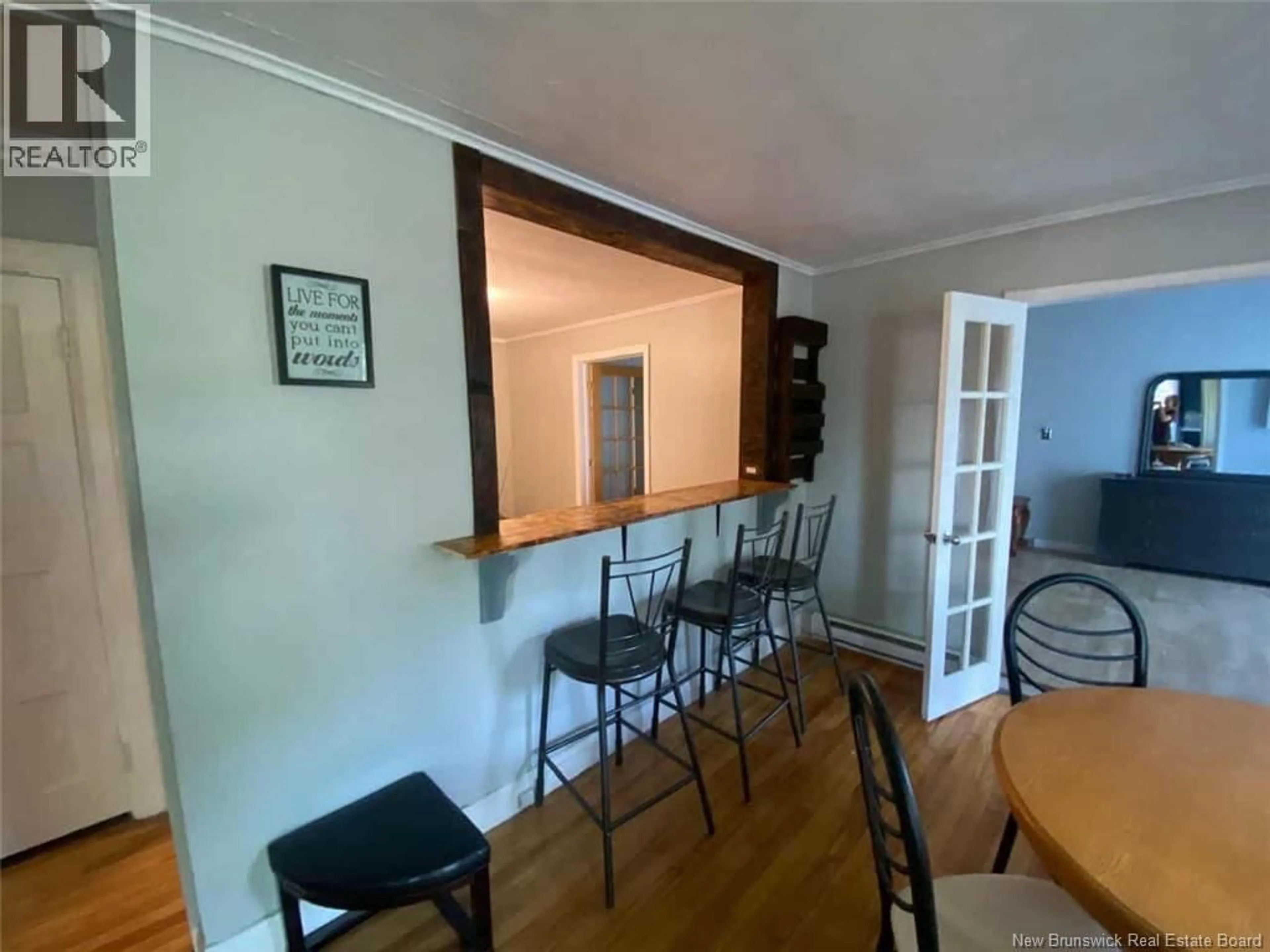 Dining room, wood/laminate floor for 2007 ROUTE 134, Lakeville New Brunswick E1H1A8