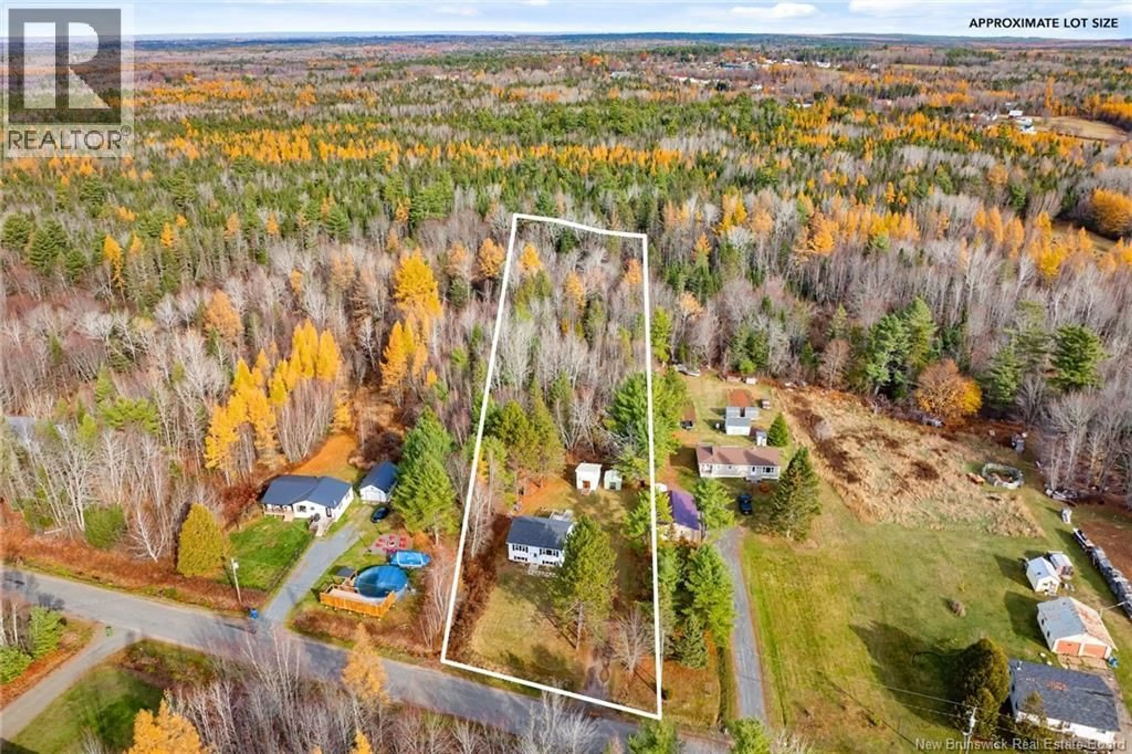 A pic from outside/outdoor area/front of a property/back of a property/a pic from drone, forest/trees view for 54 LANDING ROAD, Geary New Brunswick E2V3Z1