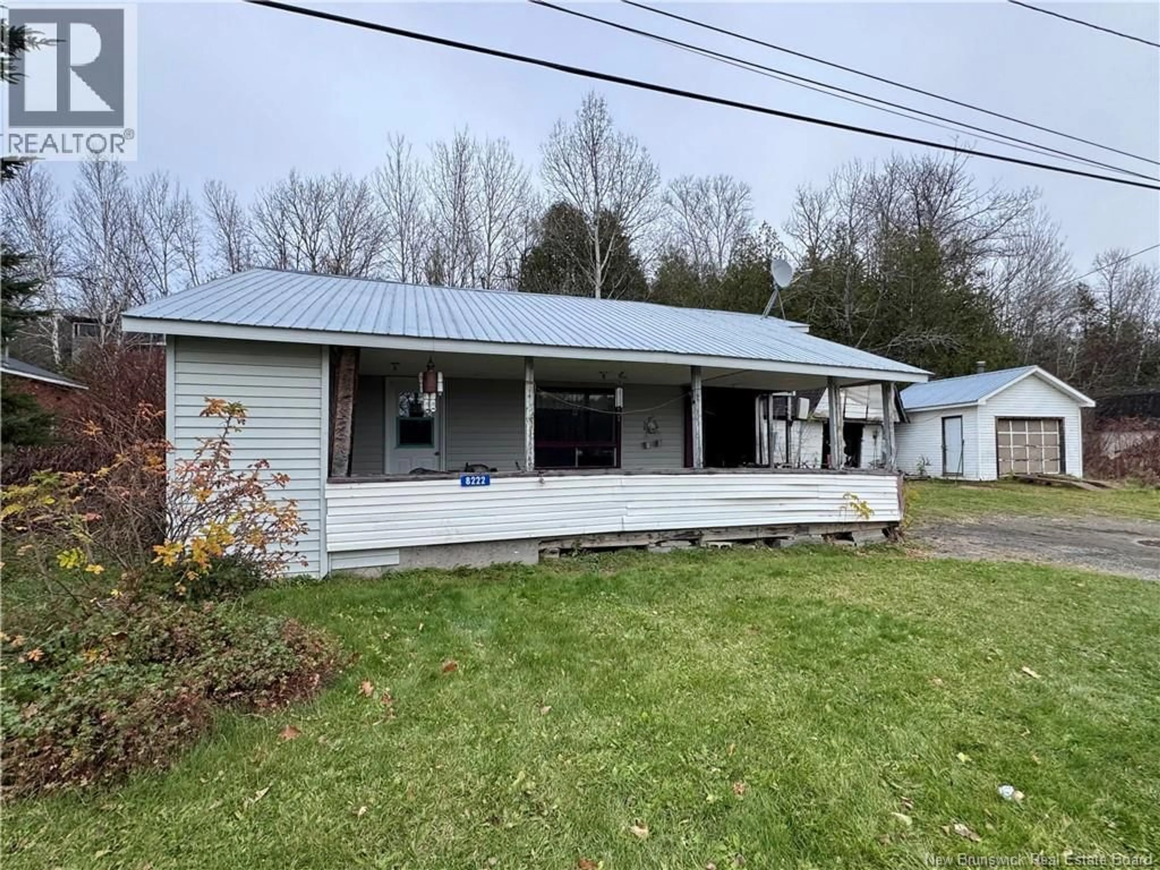 A pic from outside/outdoor area/front of a property/back of a property/a pic from drone, building for 8222 105 ROUTE, Riverbank New Brunswick E7L3Z7