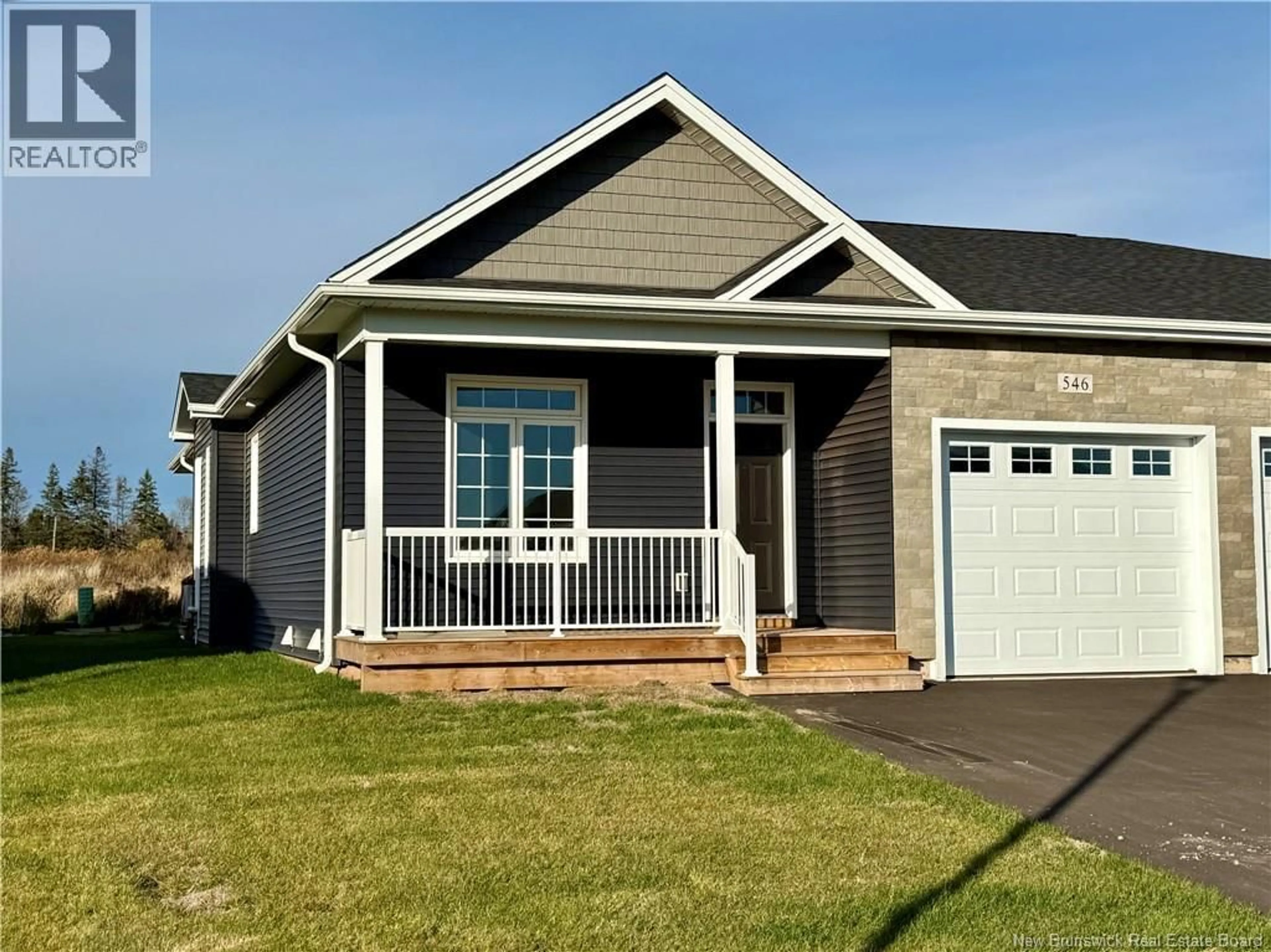 Home with vinyl exterior material, street for 546 ROYAL OAKS BOULEVARD, Moncton New Brunswick E1H3S7