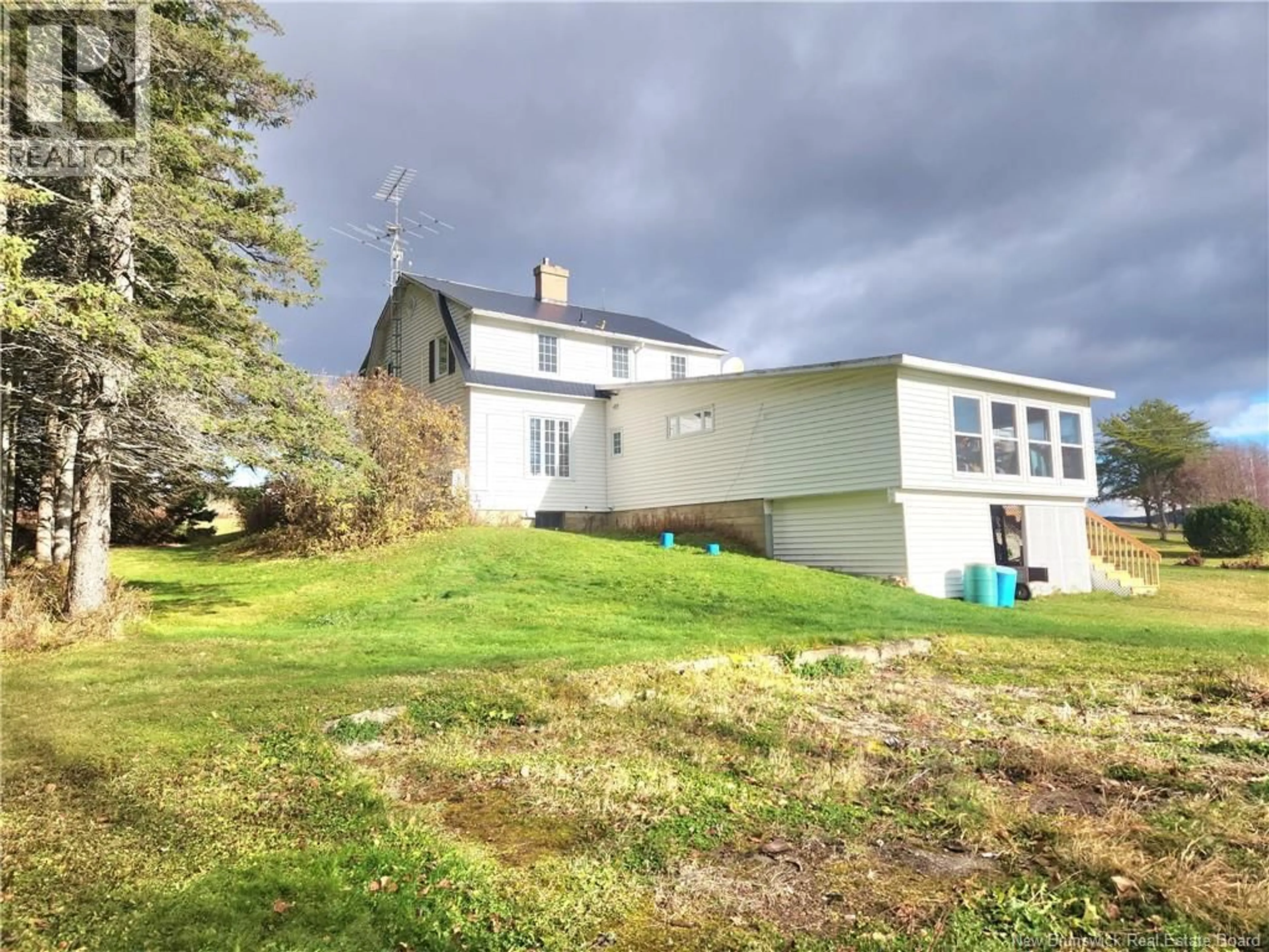 A pic from outside/outdoor area/front of a property/back of a property/a pic from drone, building for 854 380 ROUTE, New Denmark New Brunswick E7G2Y5