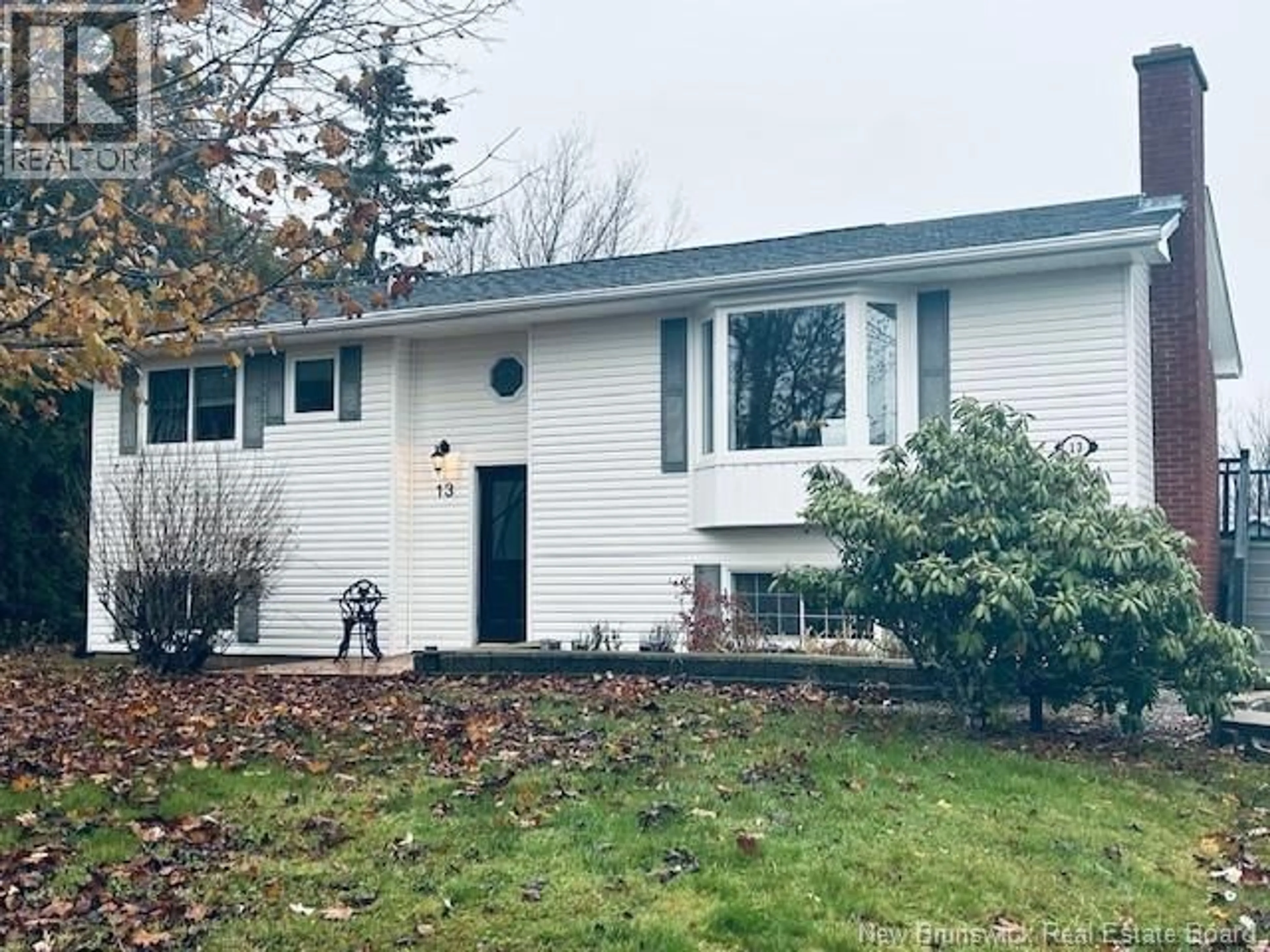 Home with vinyl exterior material, street for 13 SUNRISE DRIVE, Quispamsis New Brunswick E2E4V2