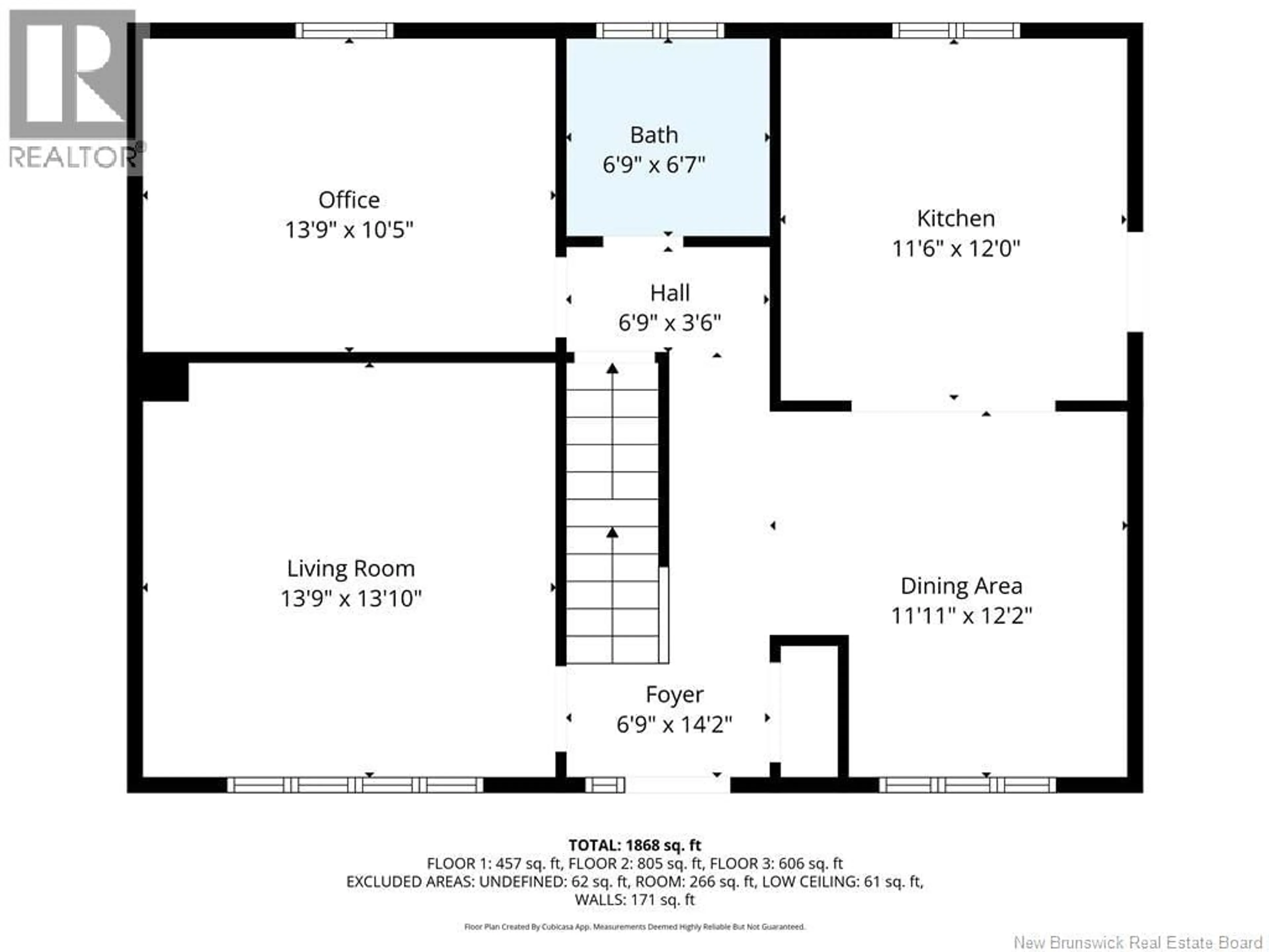 Floor plan for 450 PETRIE, North Tetagouche New Brunswick E2A4Y9