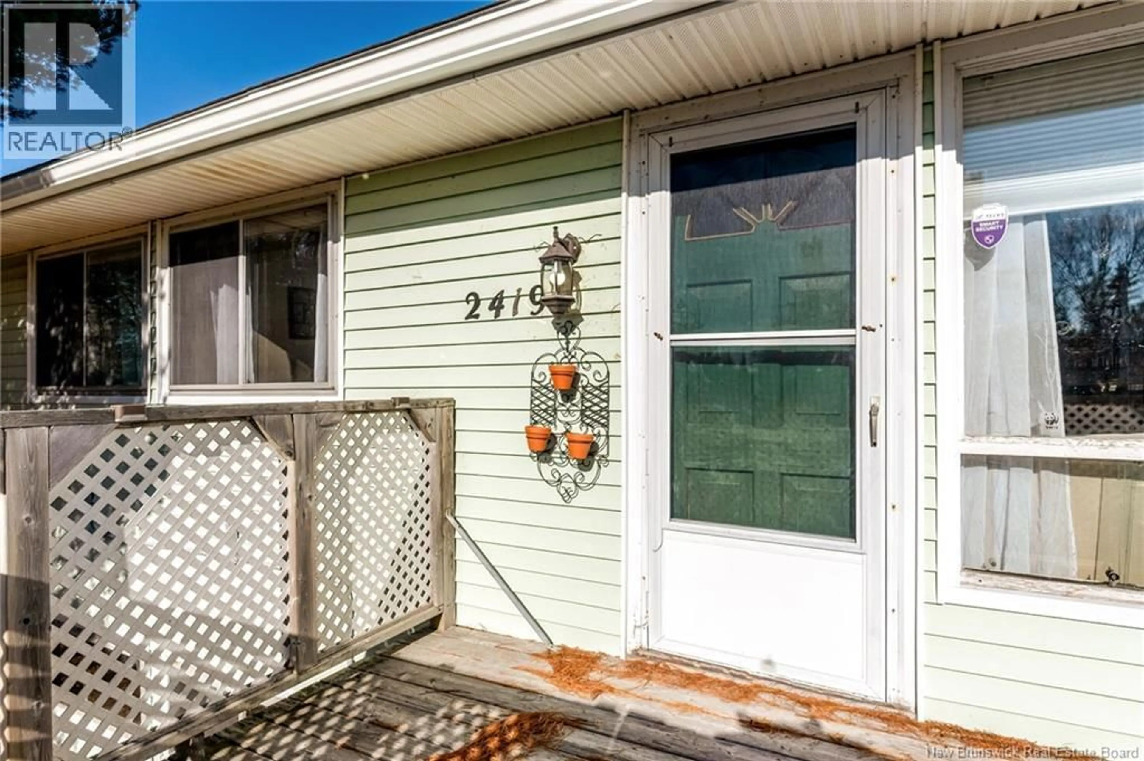 Home with vinyl exterior material, street for 2419 REDHEAD ROAD, Saint John New Brunswick E2P1J5