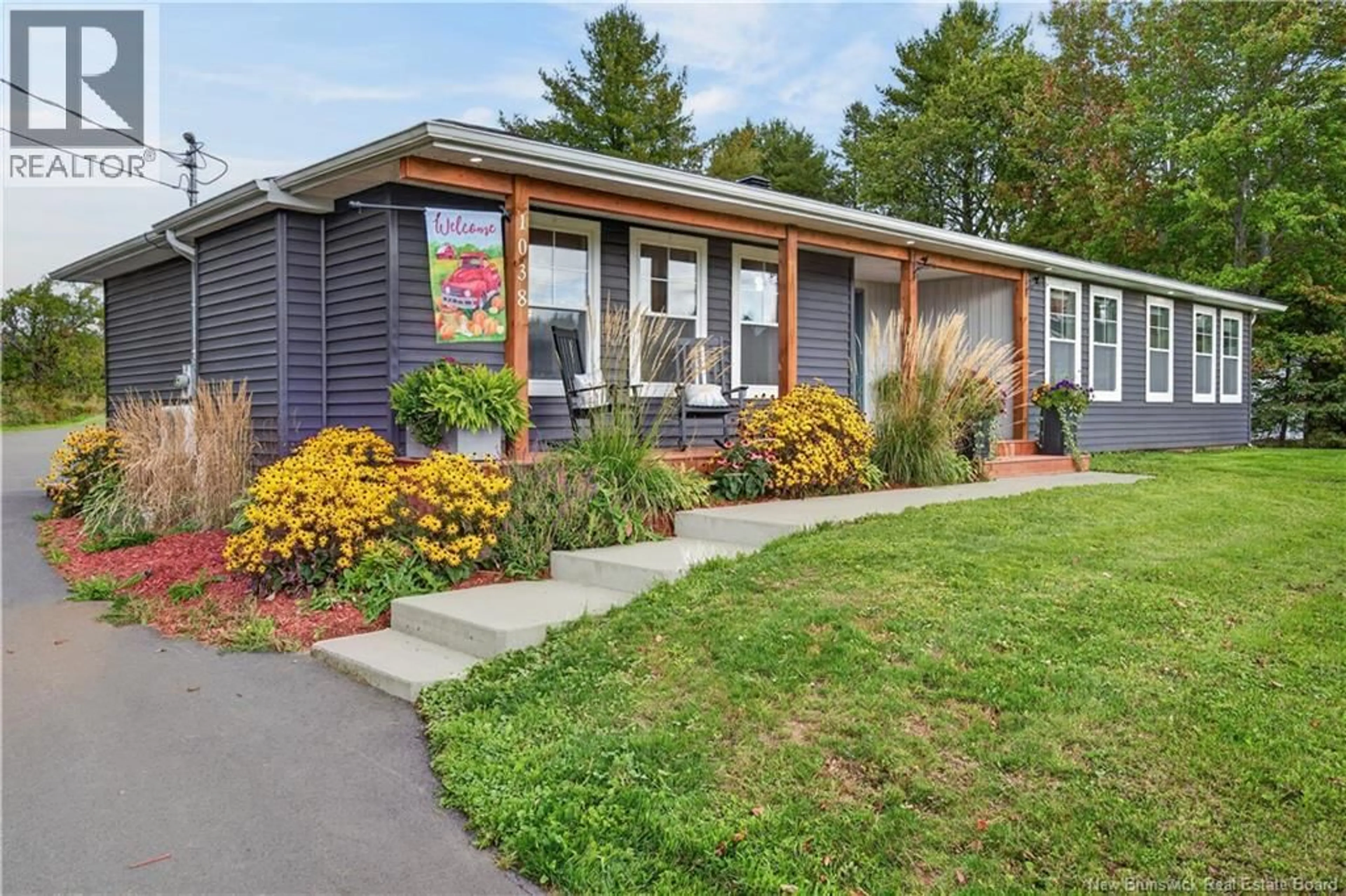 Home with vinyl exterior material, street for 1038 ROUTE 425 HIGHWAY, Whitney New Brunswick E1V4K8