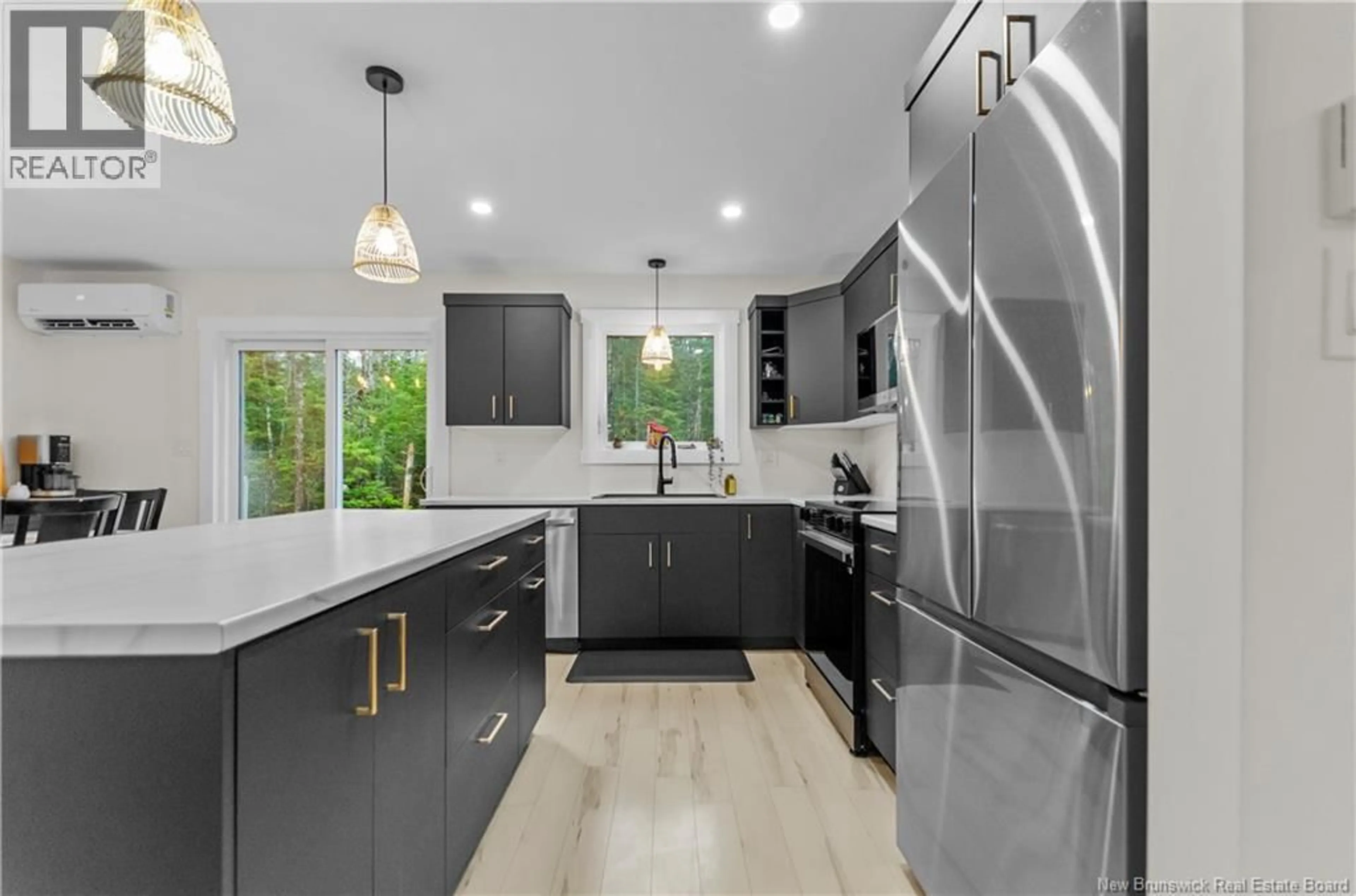 Open concept kitchen, ceramic/tile floor for 43 BONNIEWAY DRIVE, Waasis New Brunswick E3B0S9