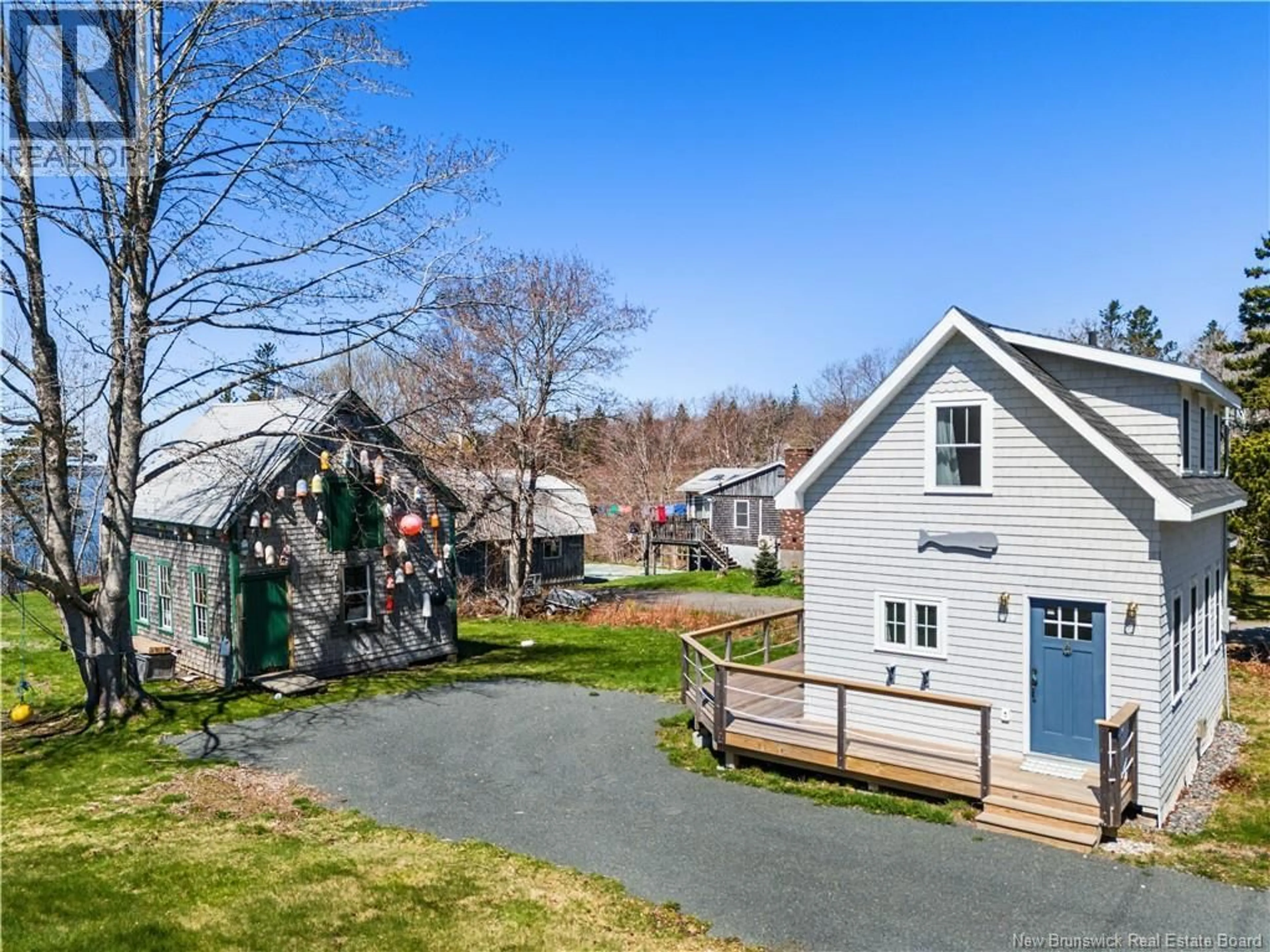 A pic from outside/outdoor area/front of a property/back of a property/a pic from drone, street for 19 NORTH ROAD, Campobello Island New Brunswick E5E1C1